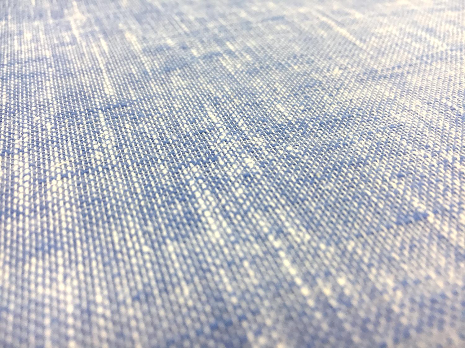 Extra Wide Poly Cotton Sheer Mesh in Blue2