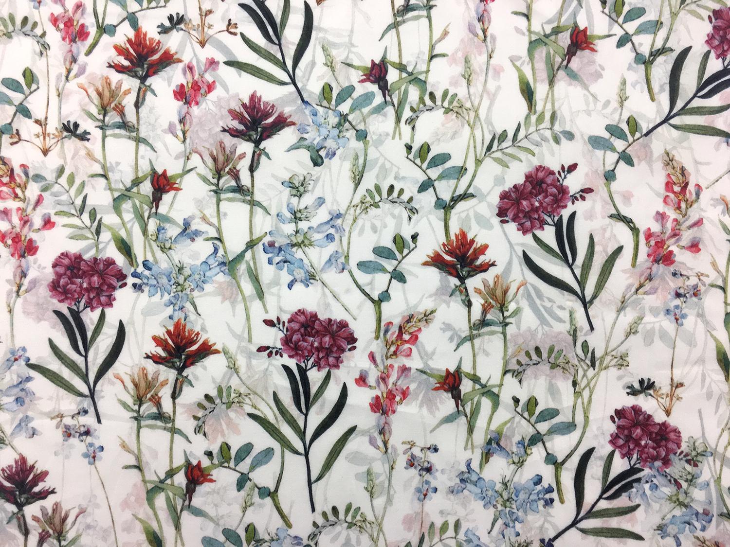 Japanese Cotton Lawn Floral Print0