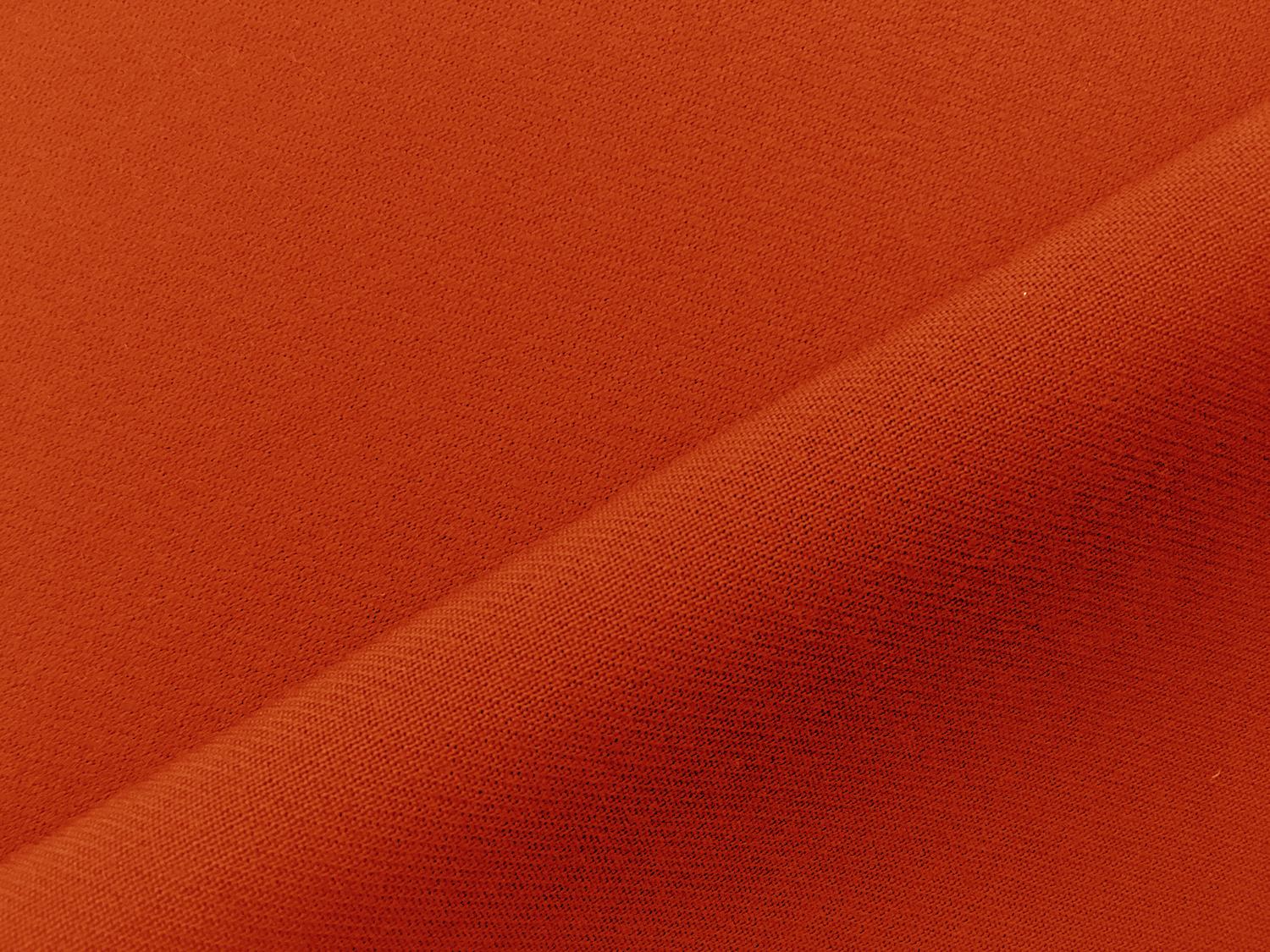 Italian Wool Satin Faille in Burnt Orange0