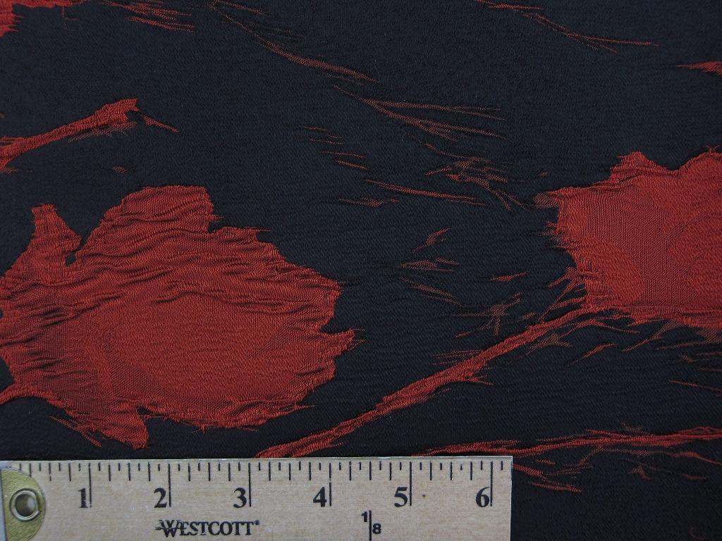 Silk Blend Cloque with Large Abstract Tulips1