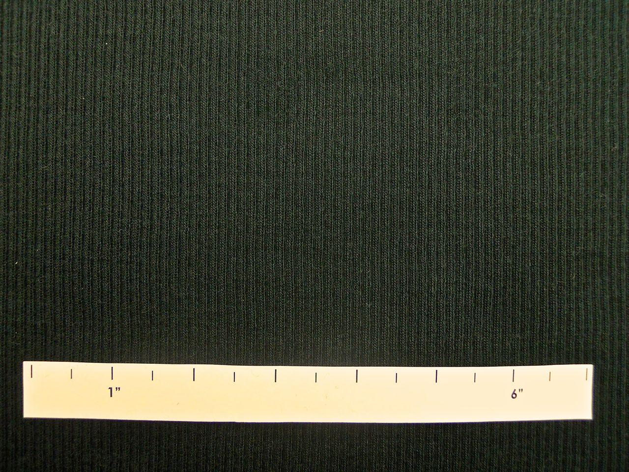 Virgin Wool Rib Knit in Dark Hunter1