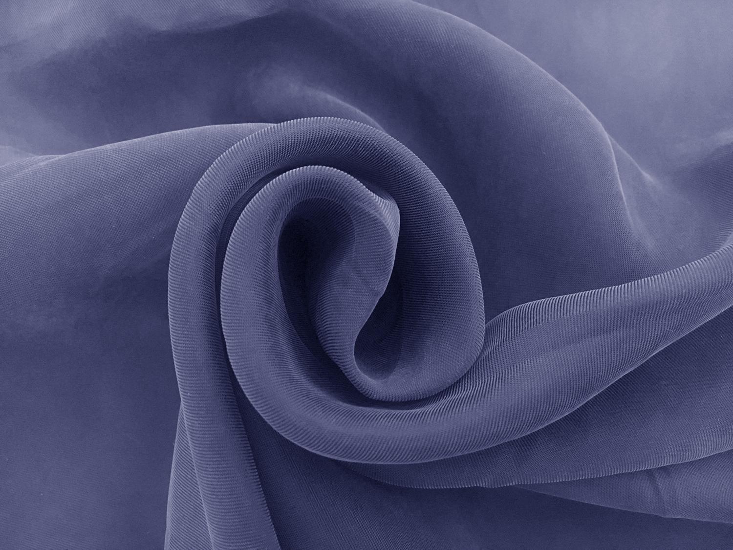 Cupro and Viscose Blend Soft Twill in Denim1