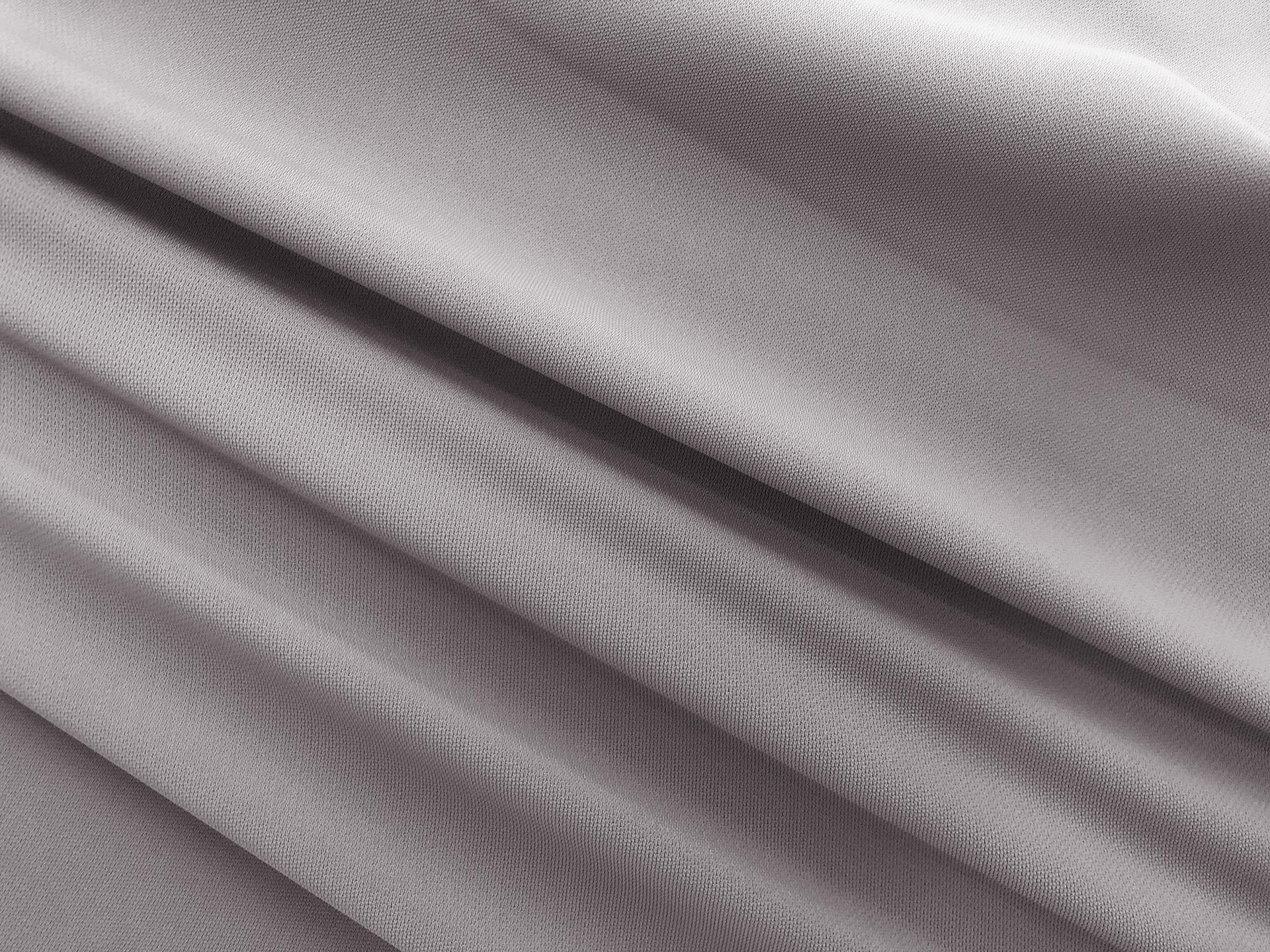 Polyester and Spandex Stretch Crepe in Silver0