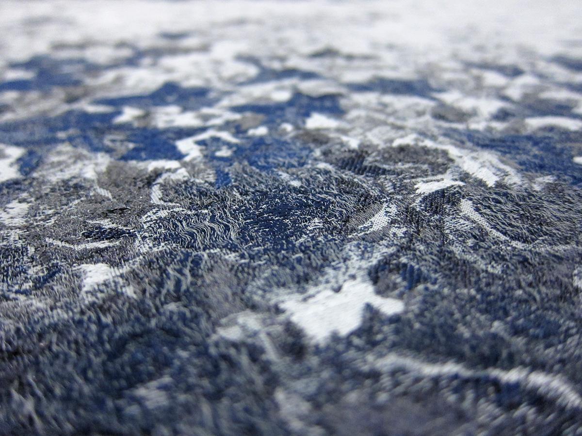 Metallic Silk Blend Organza Cloqué1