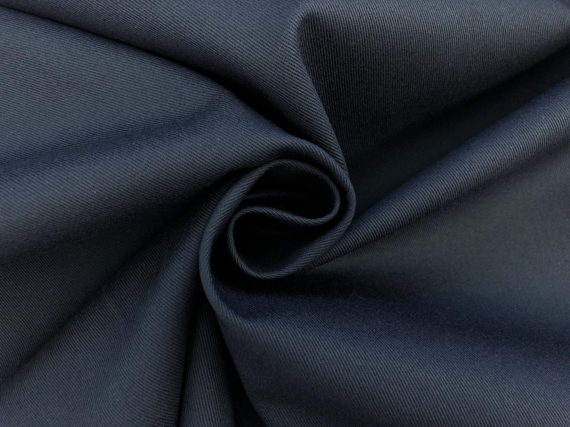 Cotton Chino Twill in Midnight Navy 1