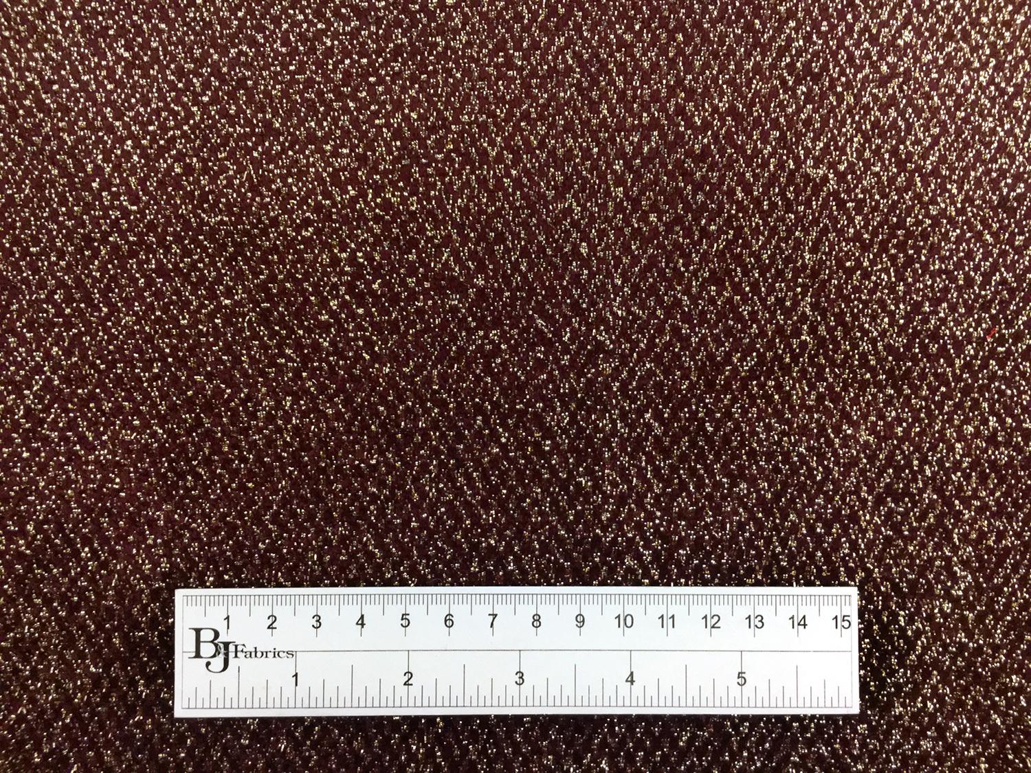 Silk Lurex Novelty Velvet in Chianti Gold3