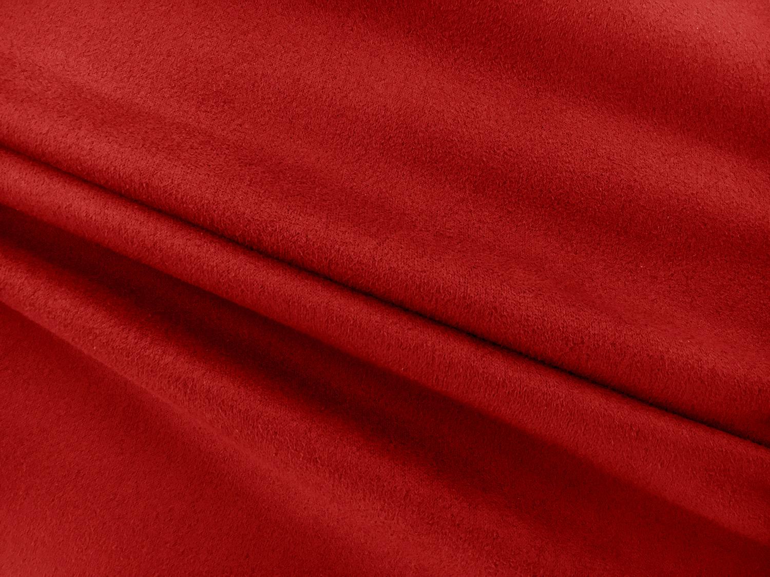 Stretch Suede with Scuba Backing in Red0