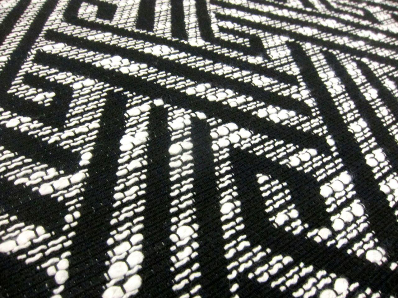 Cotton Poly Blend Ikat Tweed2