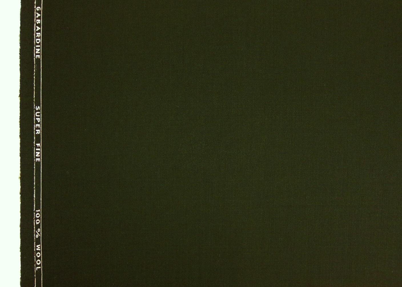 Wool Gabardine in Hunter0