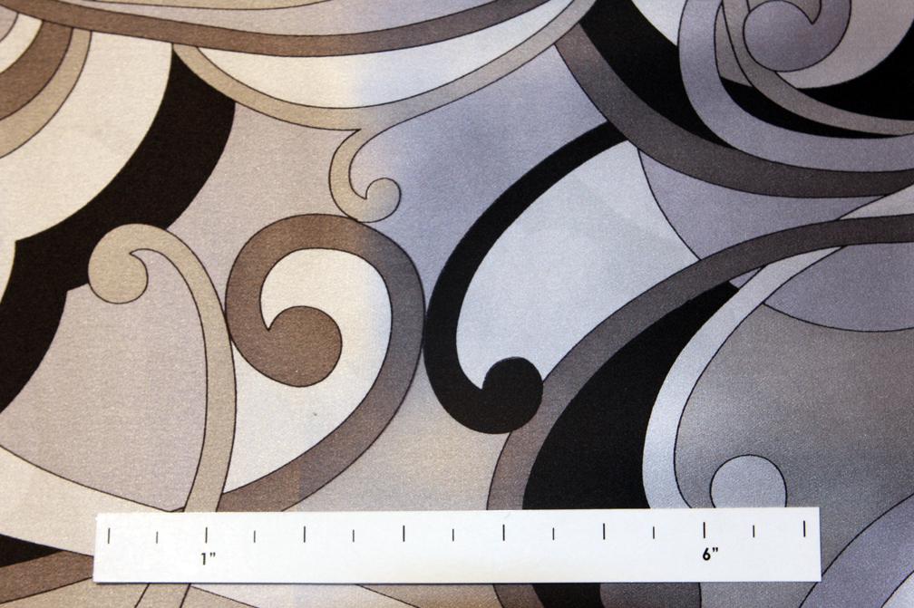 Printed Silk Charmeuse0