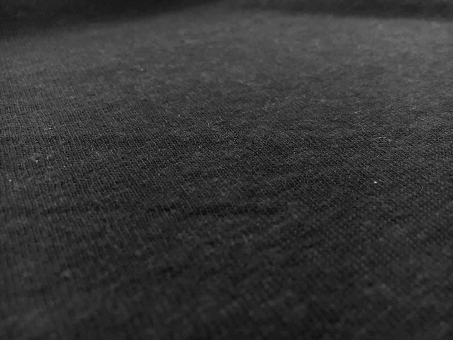 Hemp and Organic Cotton Jersey in Off Black0