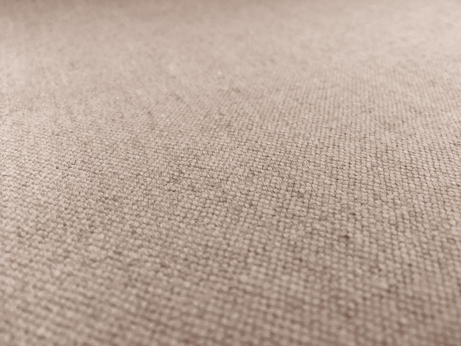 Belgian Linen Poly Nylon Blend Upholstery in Carob Brown0