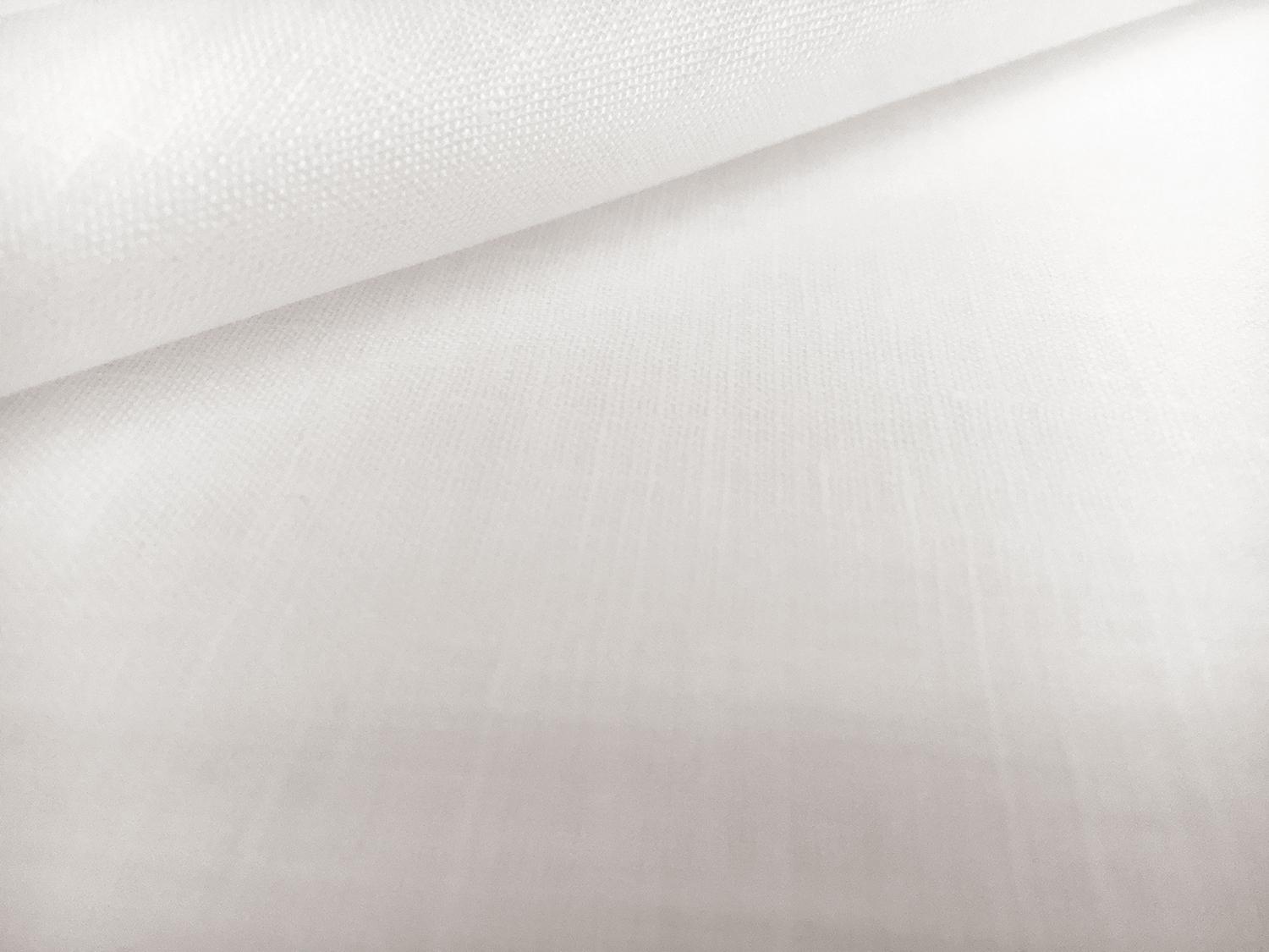 Irish Handkerchief Linen in White0