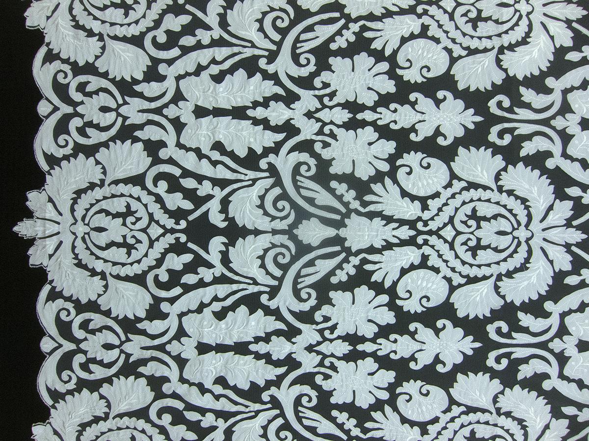 Laser Cut Satin on Tulle0