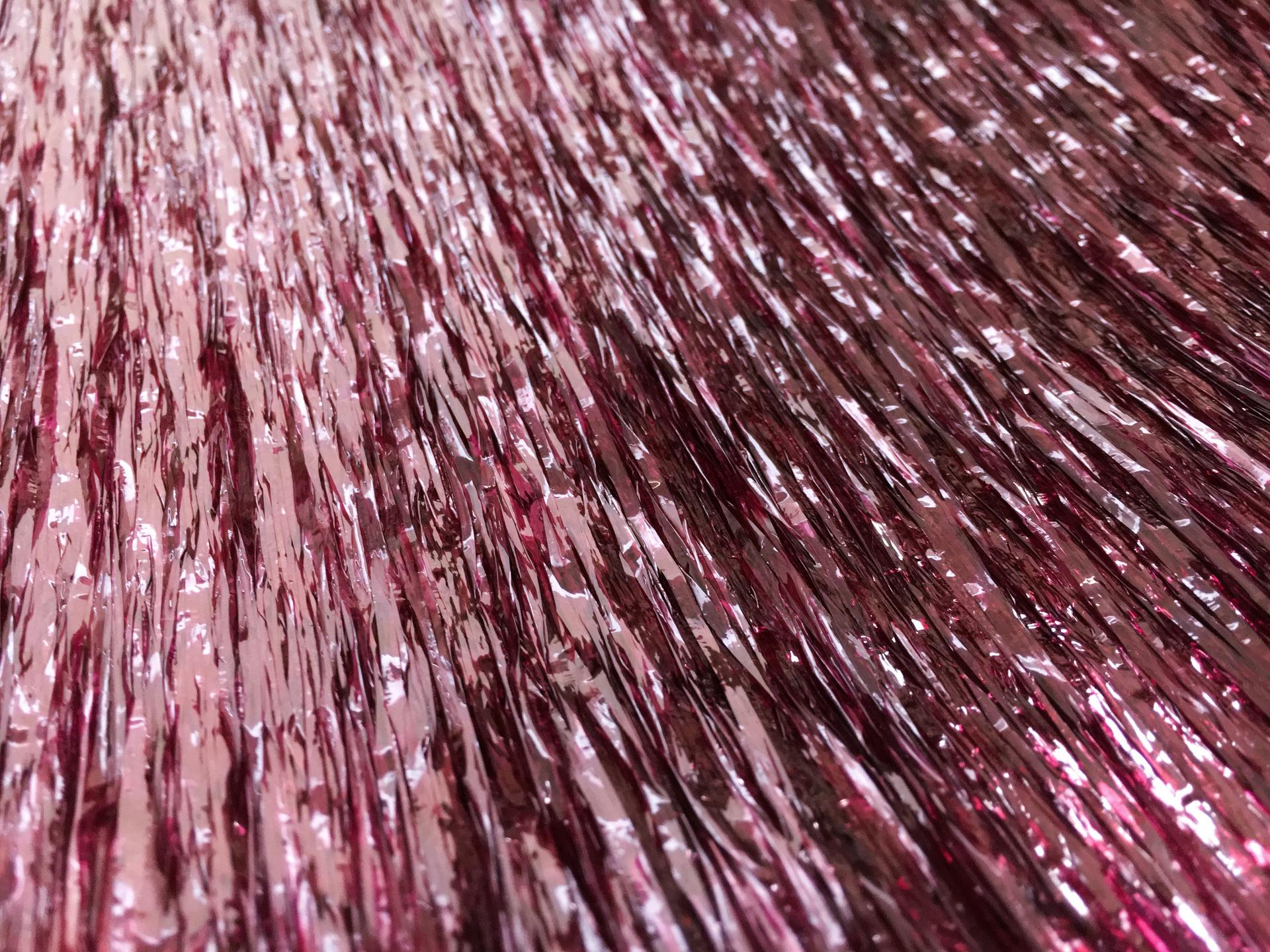 Cotton and Nylon Blend Faille Back Raffia0