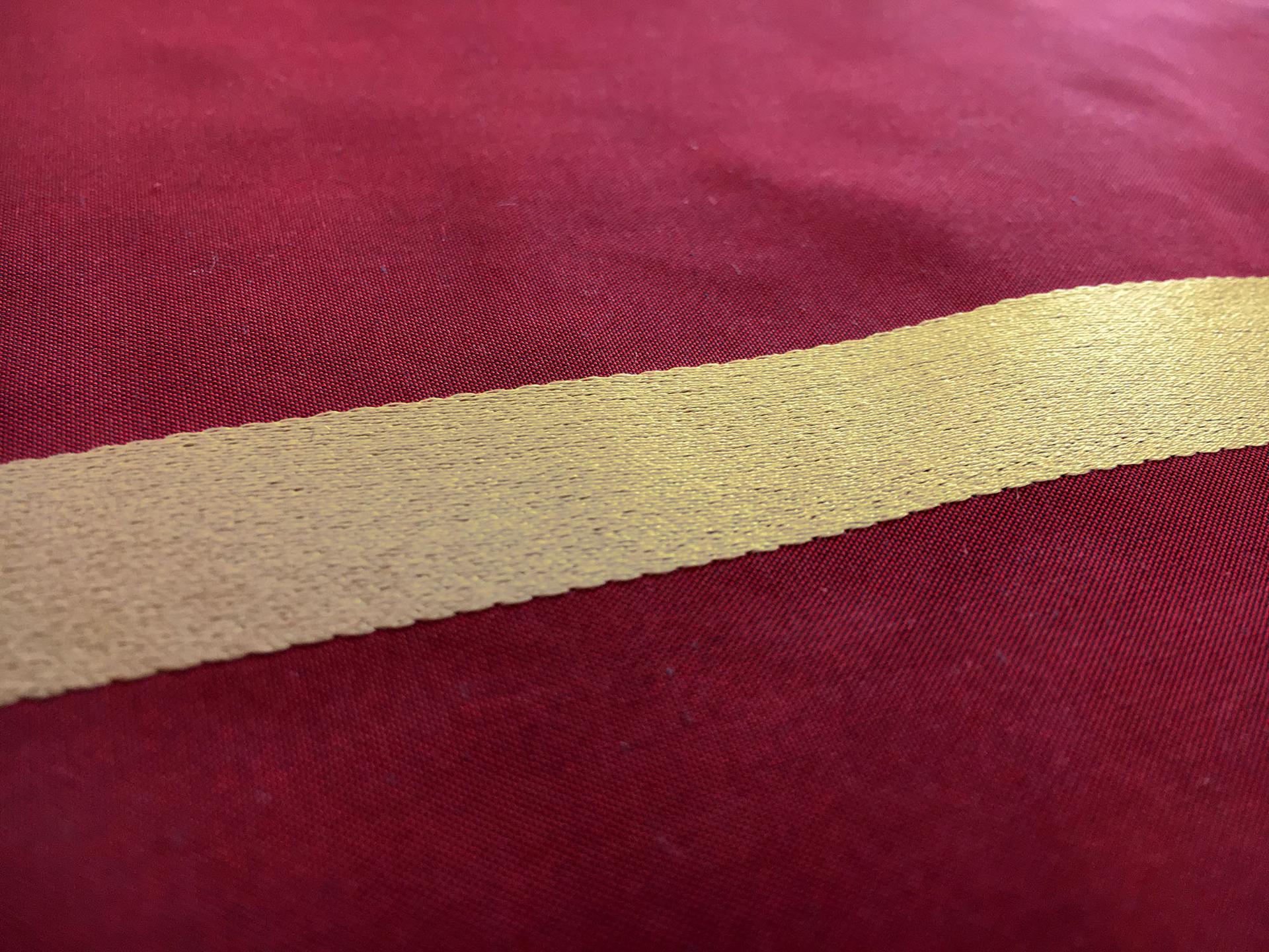 Iridescent Silk Taffeta with Satin Stripes0