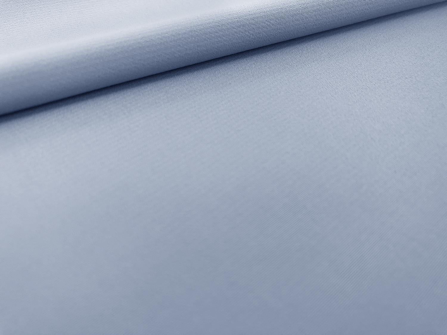 Polyester Powder Crepe De Chine in Ciel Blue0