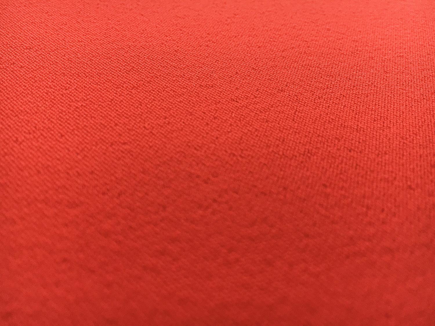 Polyester and Spandex Stretch Crepe in Bright Red1