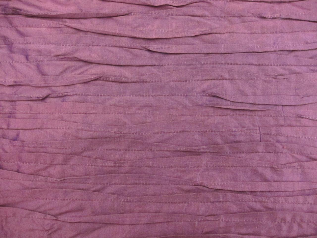 Iridescent Tucked Silk Shantung0