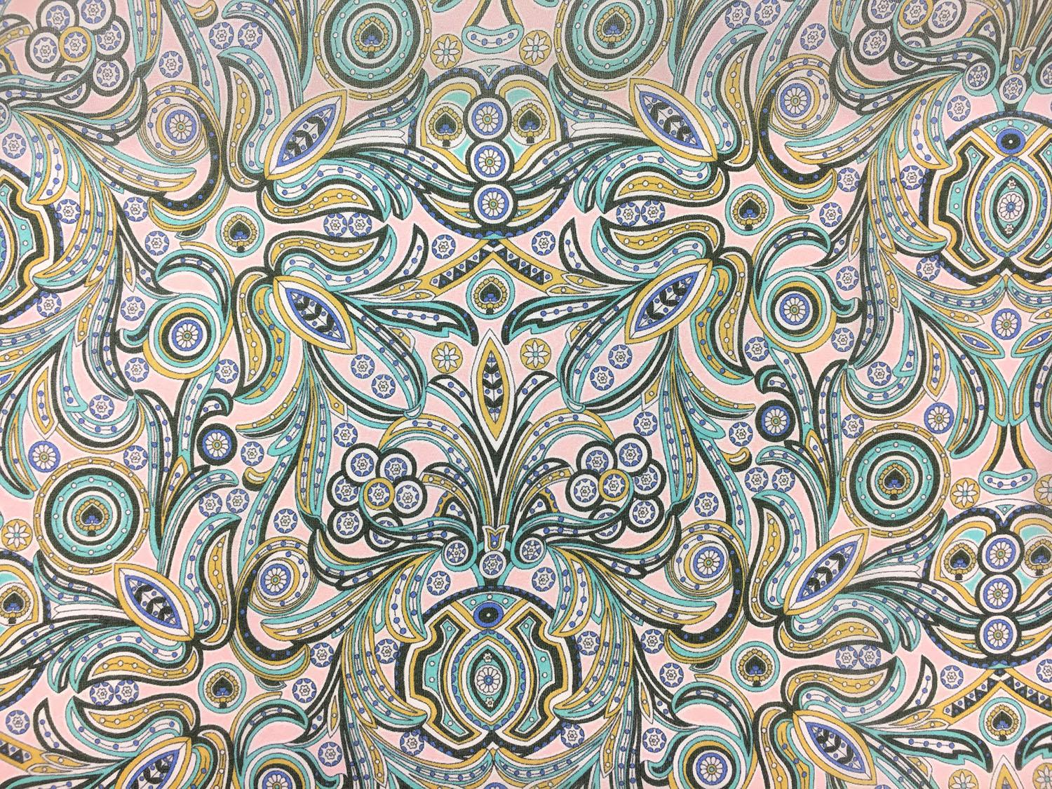 Liberty of London Silk Chiffon Paisley Print0