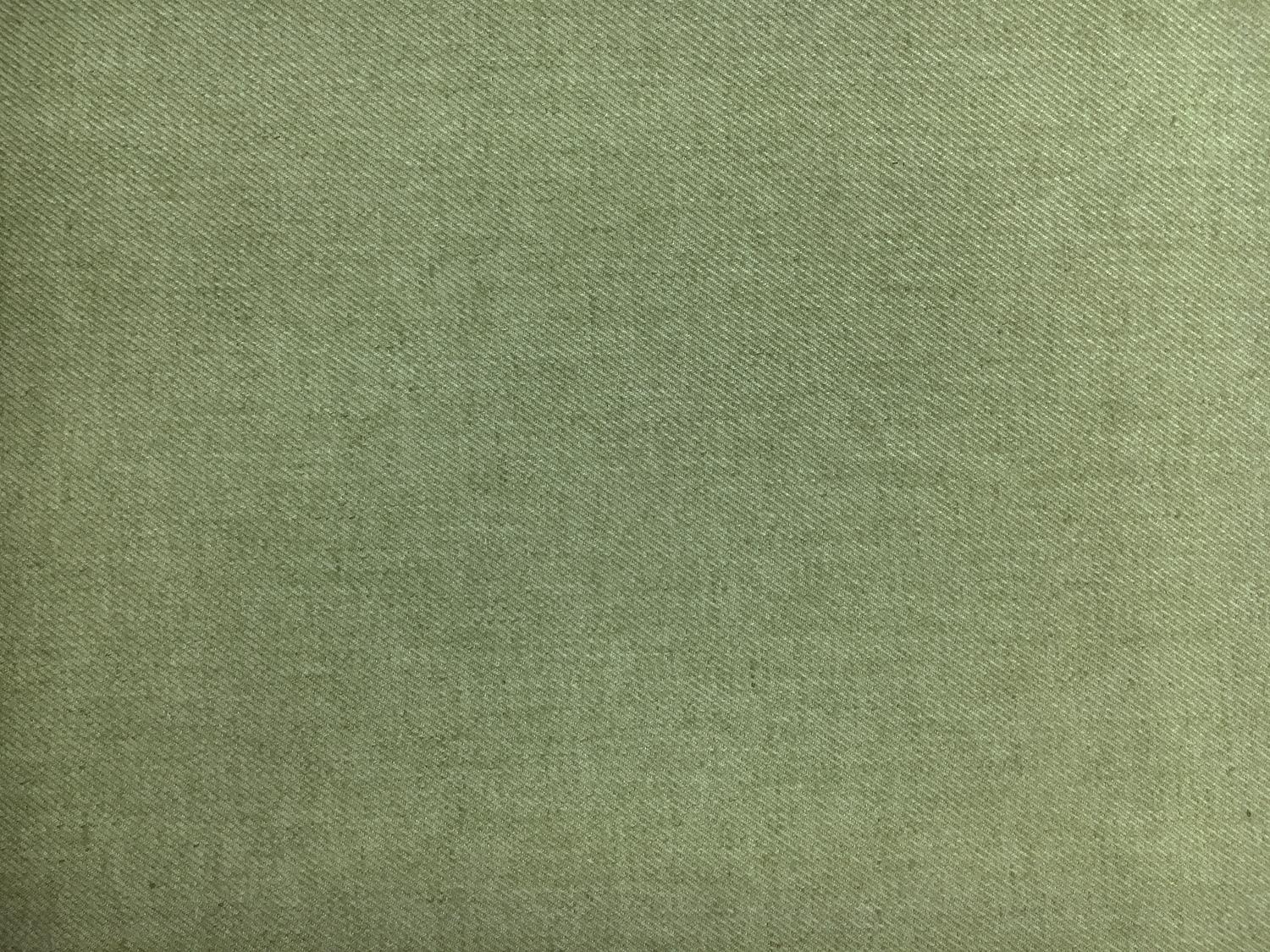 Poly Cotton Linen Blend Twill in Green0