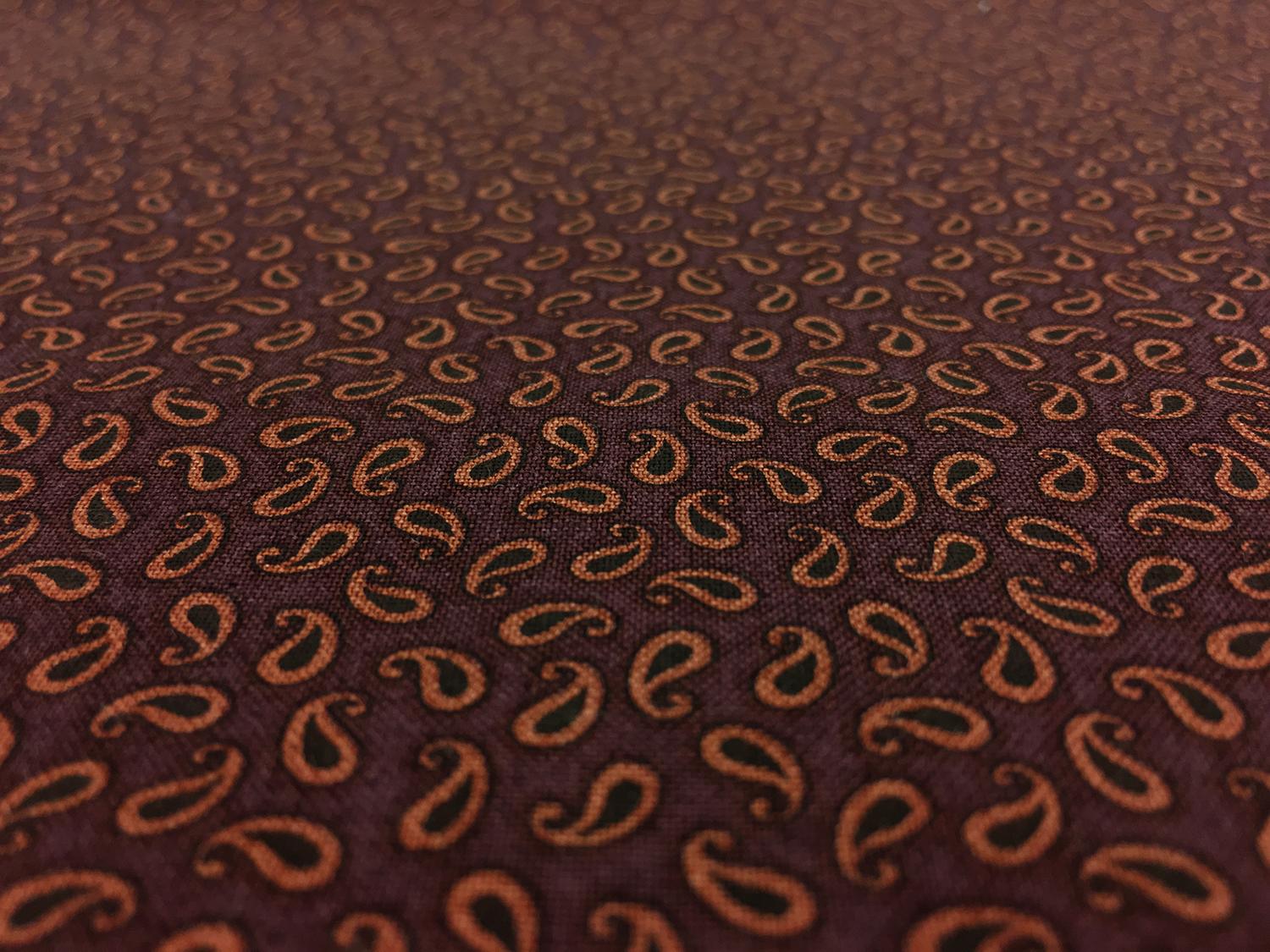 Cotton Print With Paisley Drop Pattern2