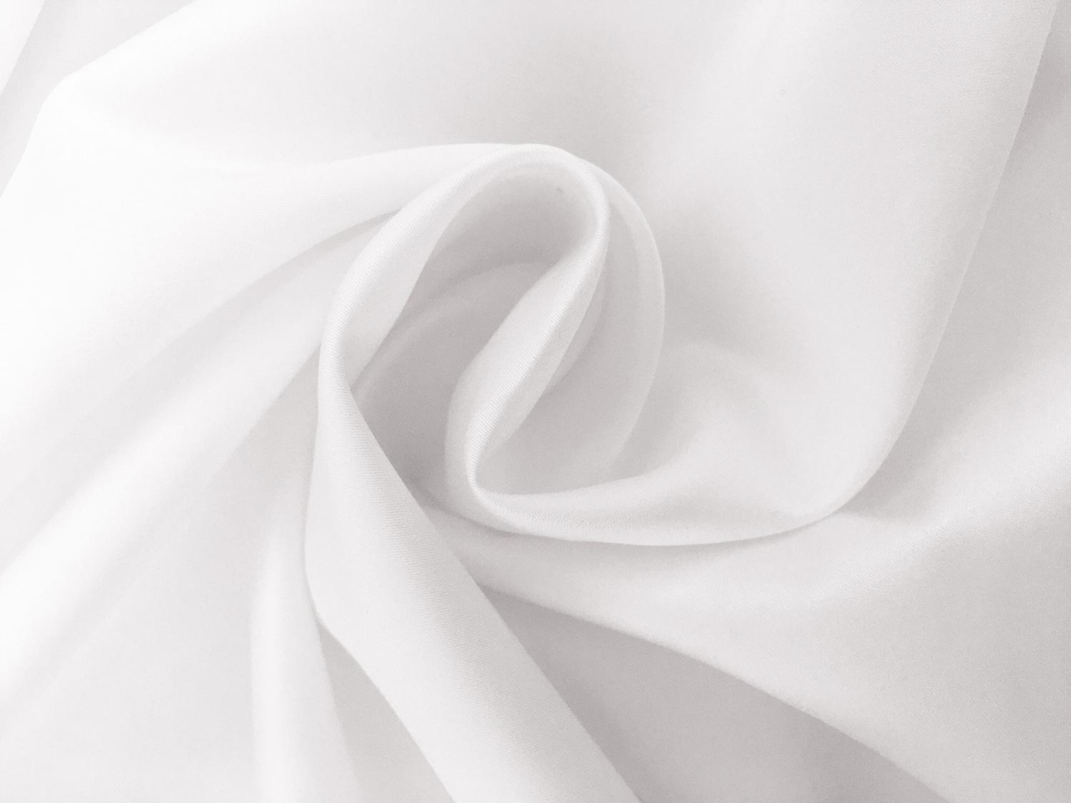 Egyptian Cotton Sateen in Optic White0