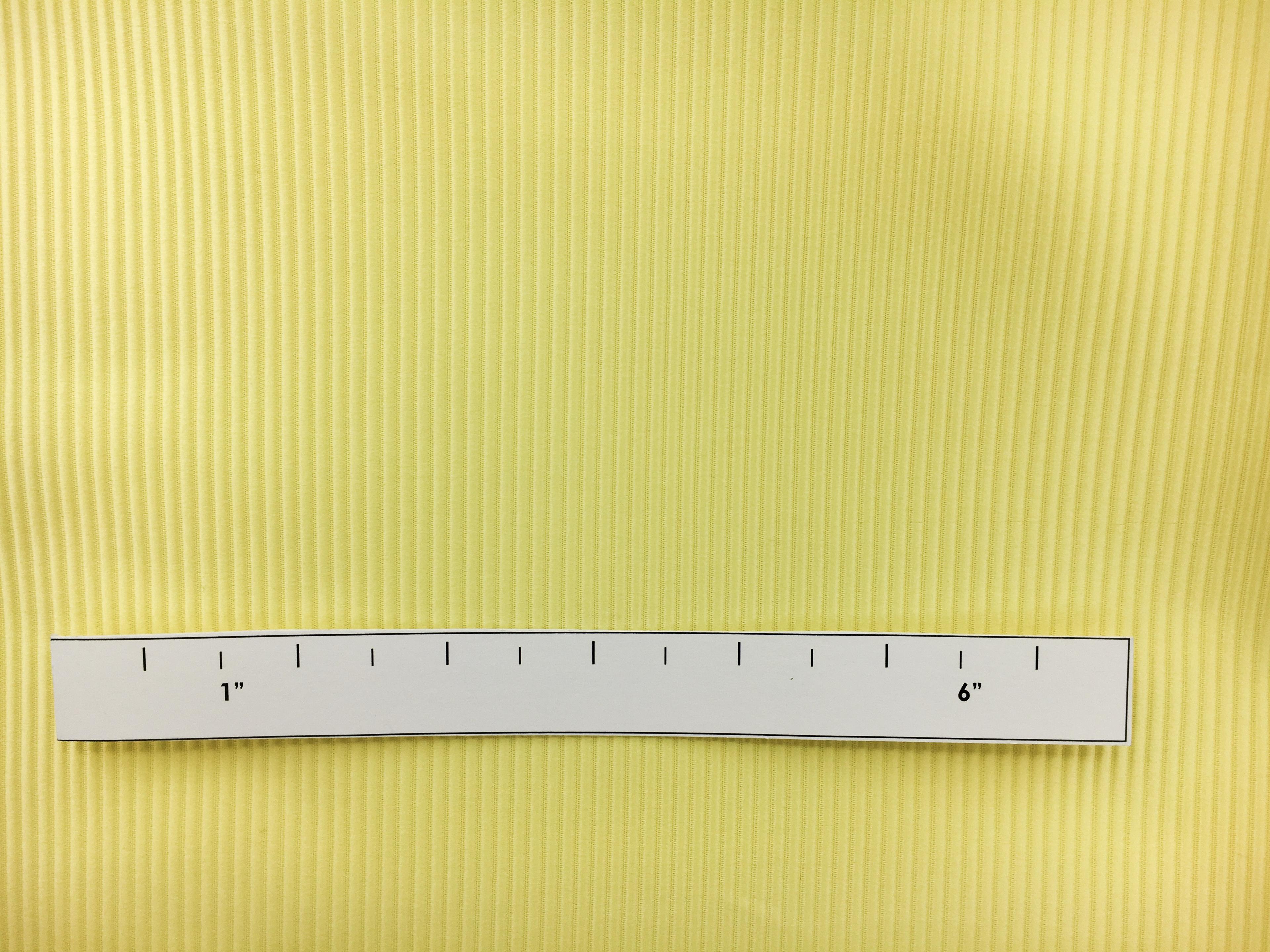 Italian Cotton and Acetate Ottoman in Citronella1