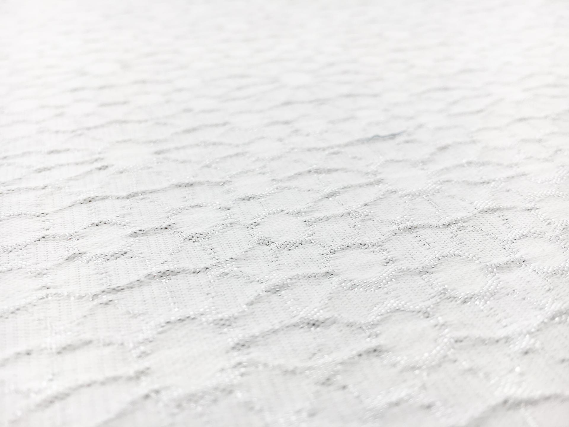 Metallic Acetate Blend Brocade in Silver0