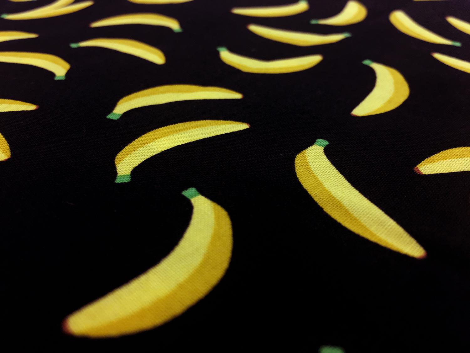 Japanese Cotton Loose Bananas Print2