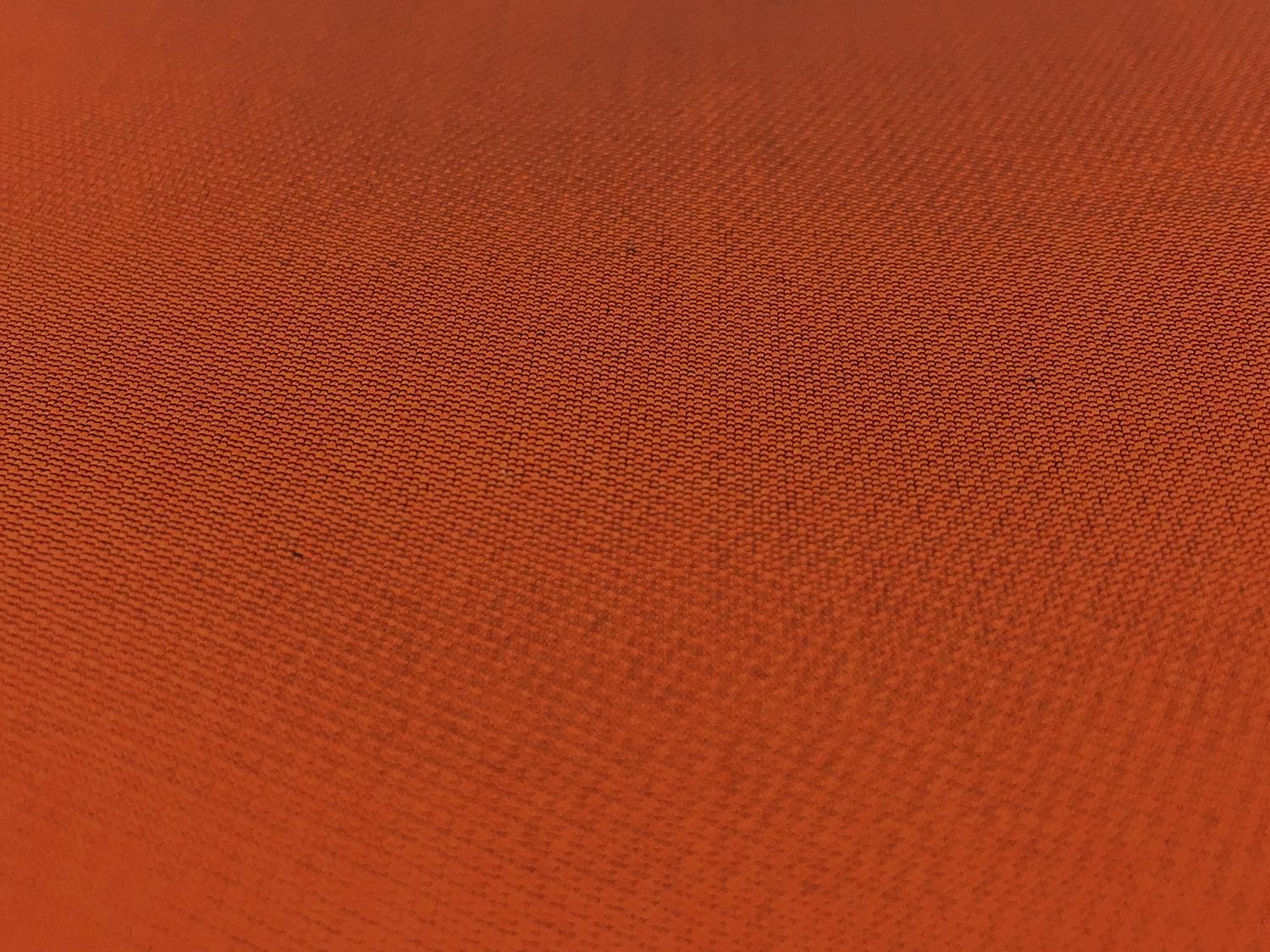 Silk and Polyester Zibeline in Burnt Orange1