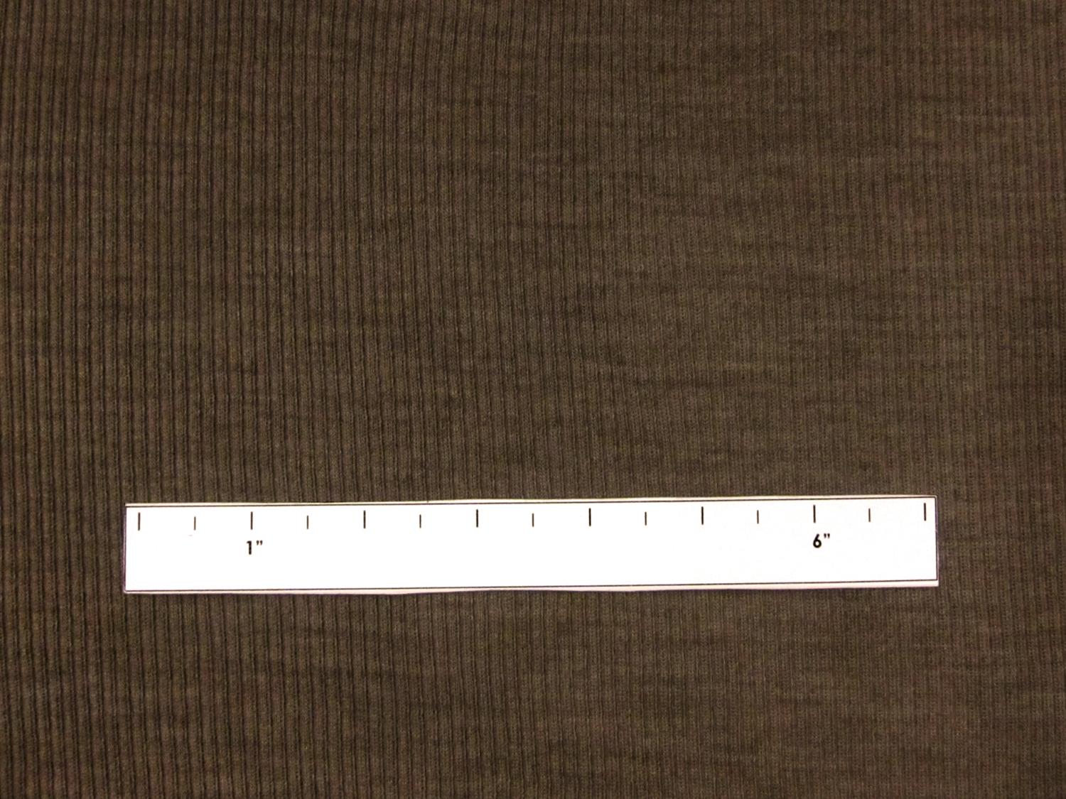 Virgin Wool Rib Knit in Mushroom1