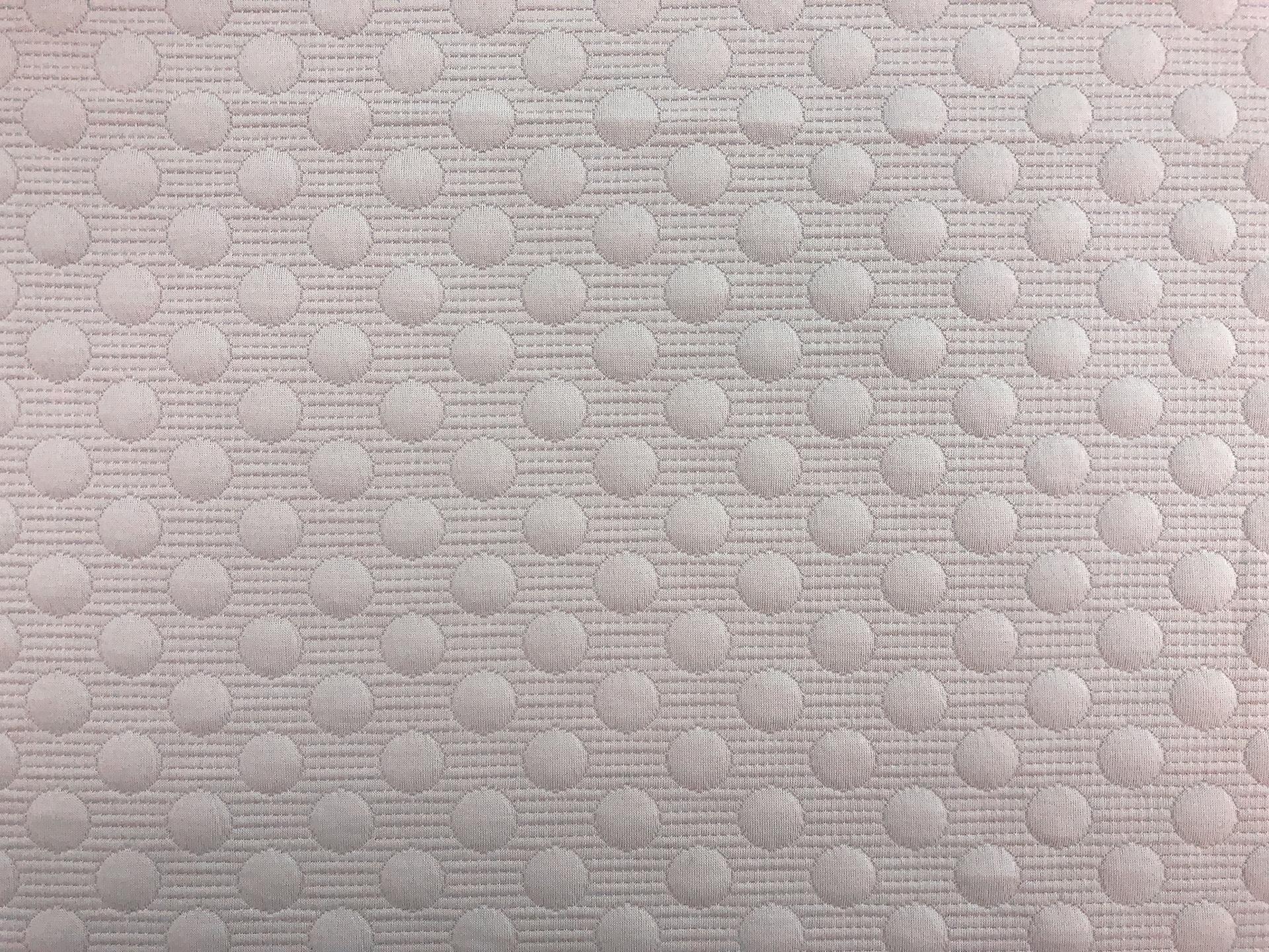 Poly Blend Novelty Dots Knit in Pebble0