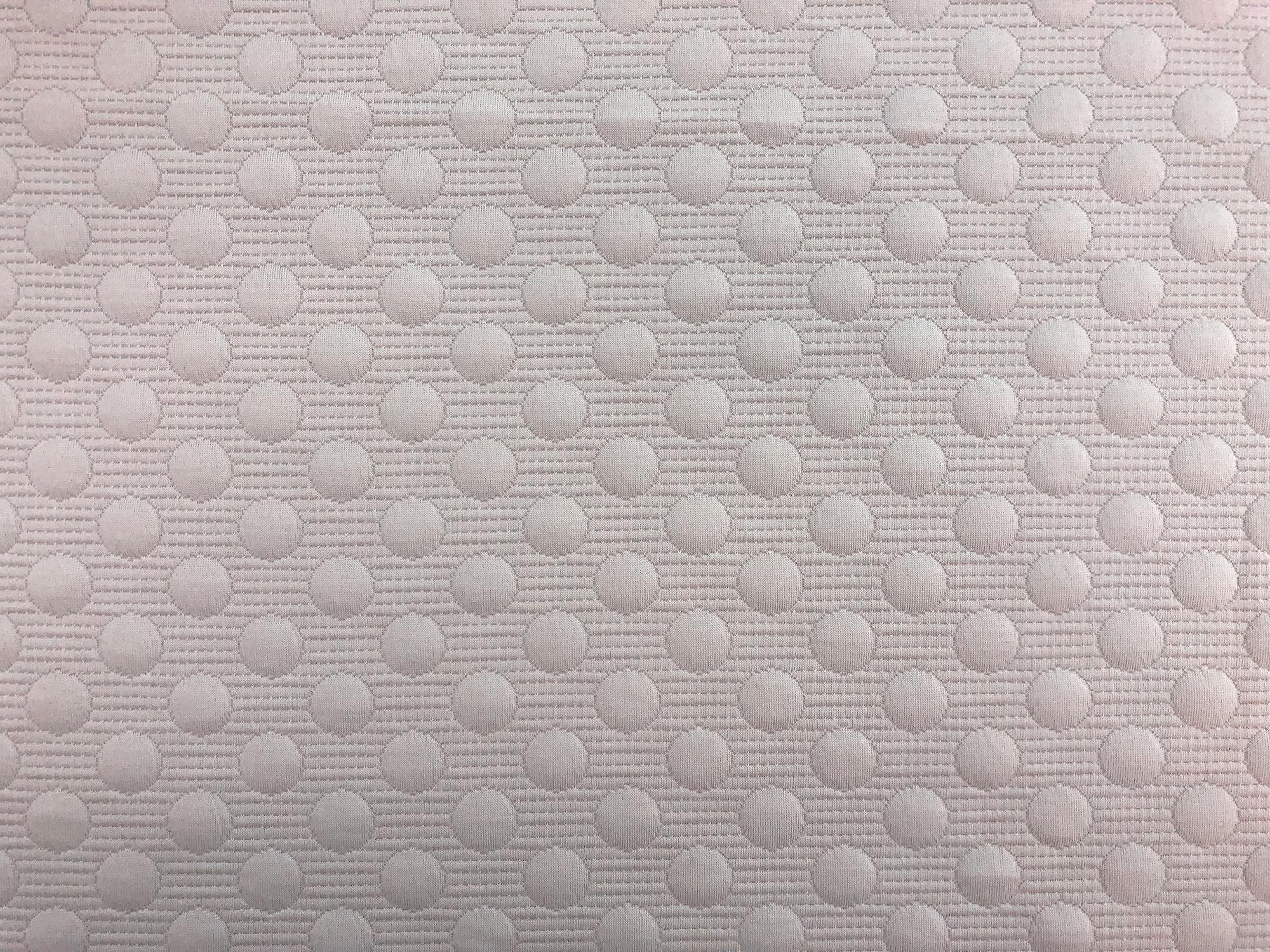 Poly Blend Novelty Dots Knit in Pebble0