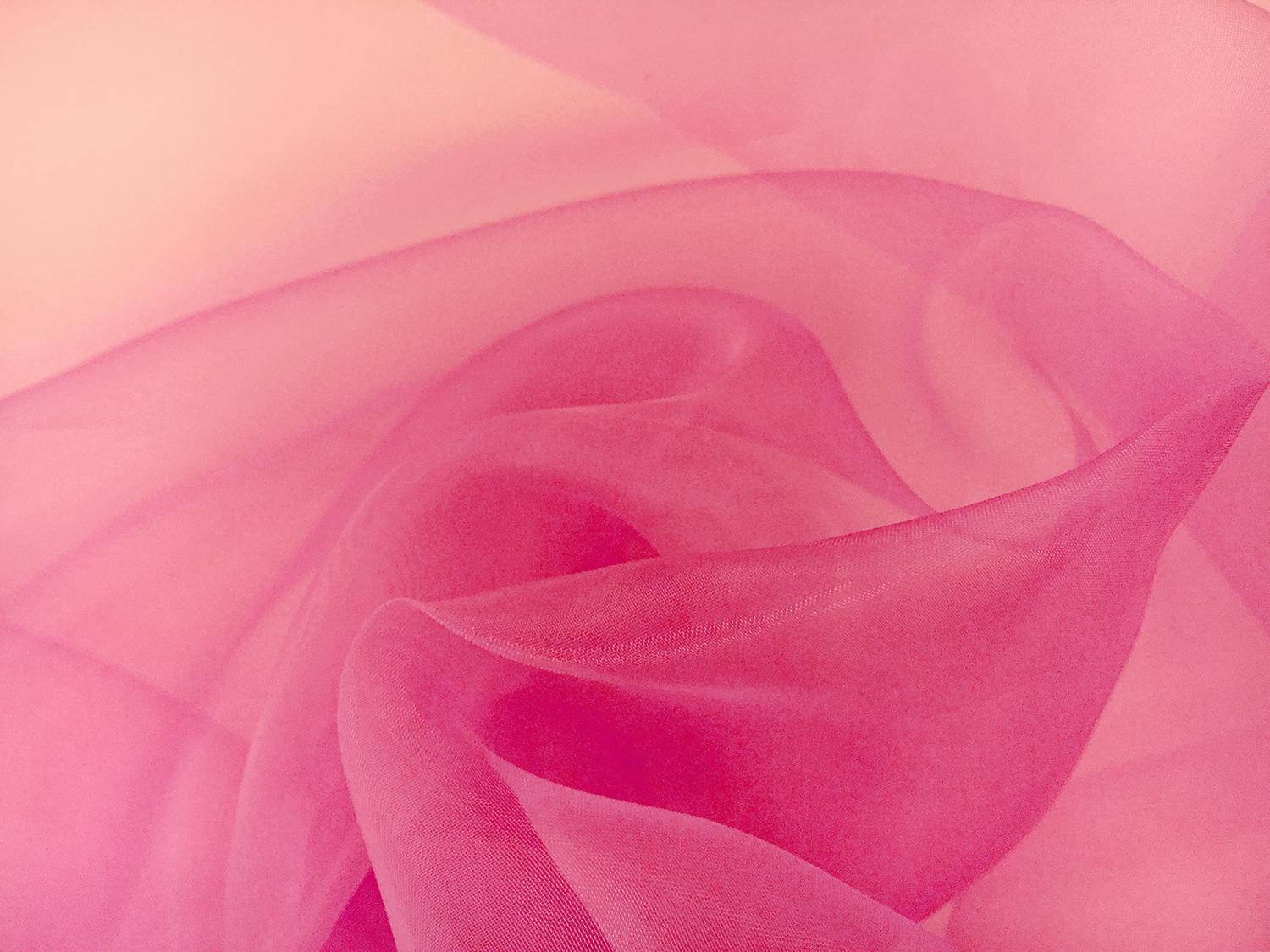 Japanese Polyester Extra Fine Organza in Watermelon0