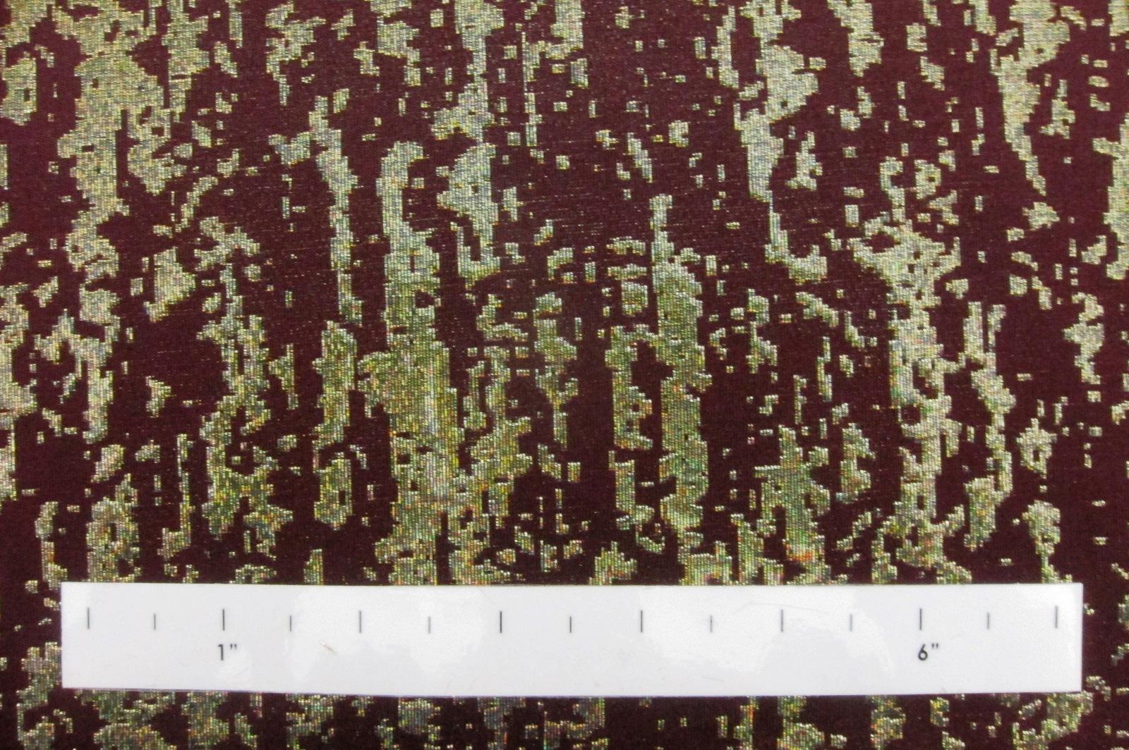 Metallic Hologram Damask1