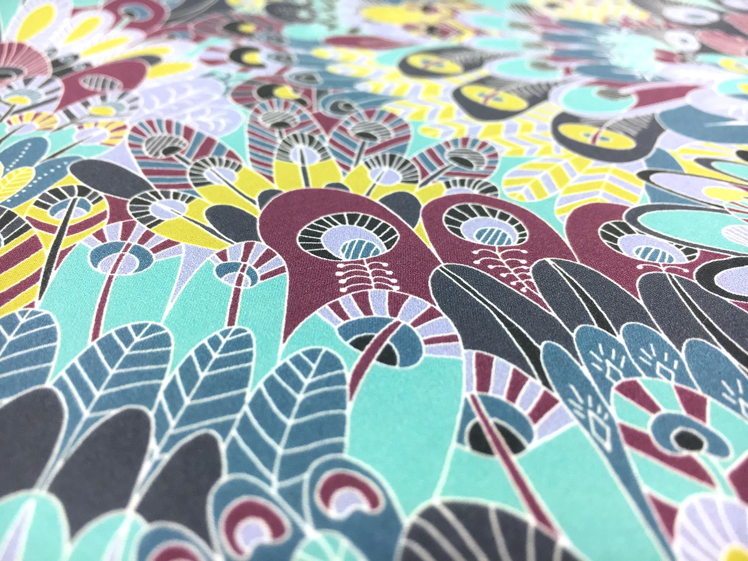 Liberty of London Cotton Lawn Feather Print2