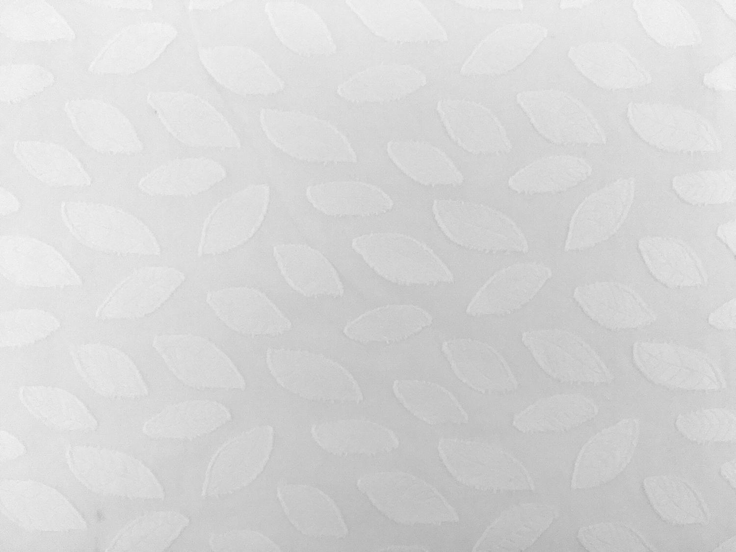 Italian Cotton Voile Fil Coupé with Leaves Motif0