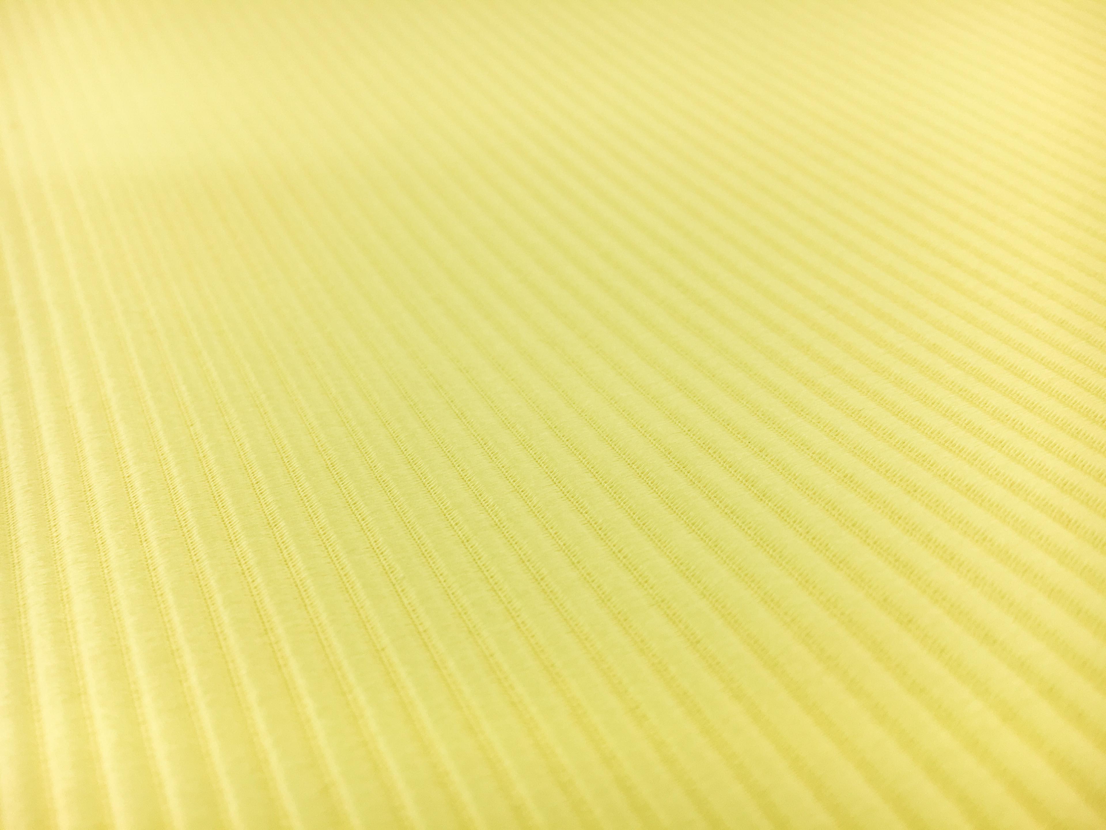 Italian Cotton and Acetate Ottoman in Citronella2