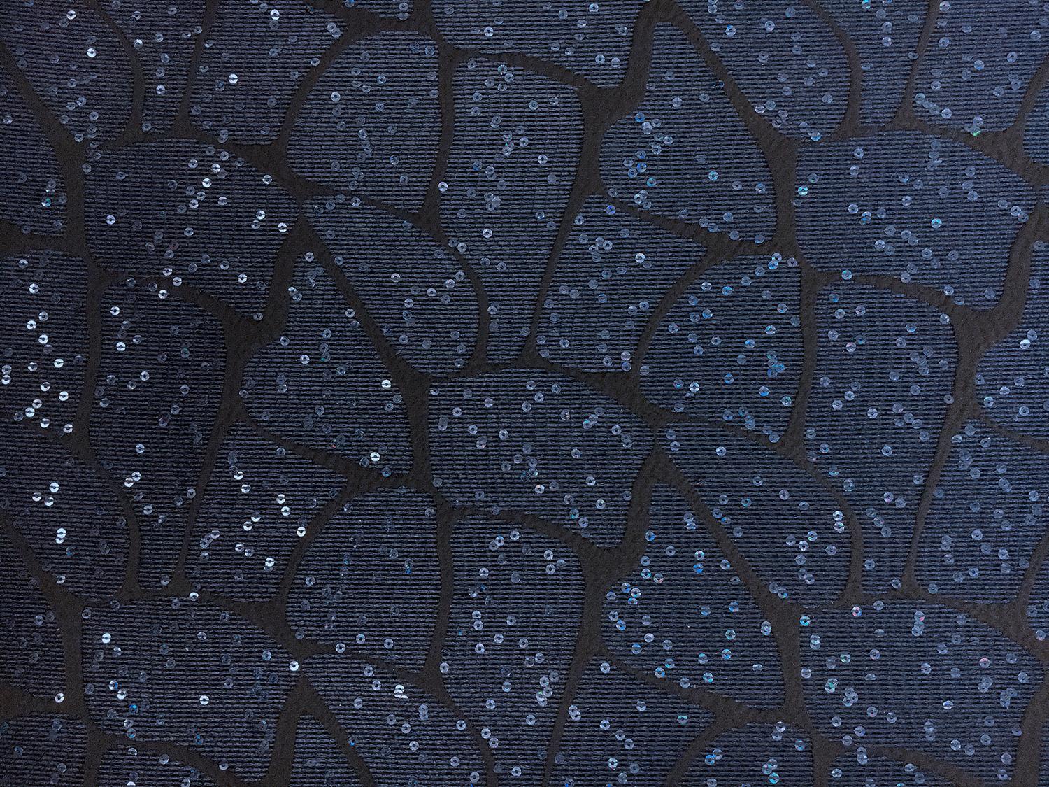 Sequined Double Face Polyester Jacquard Brocade0