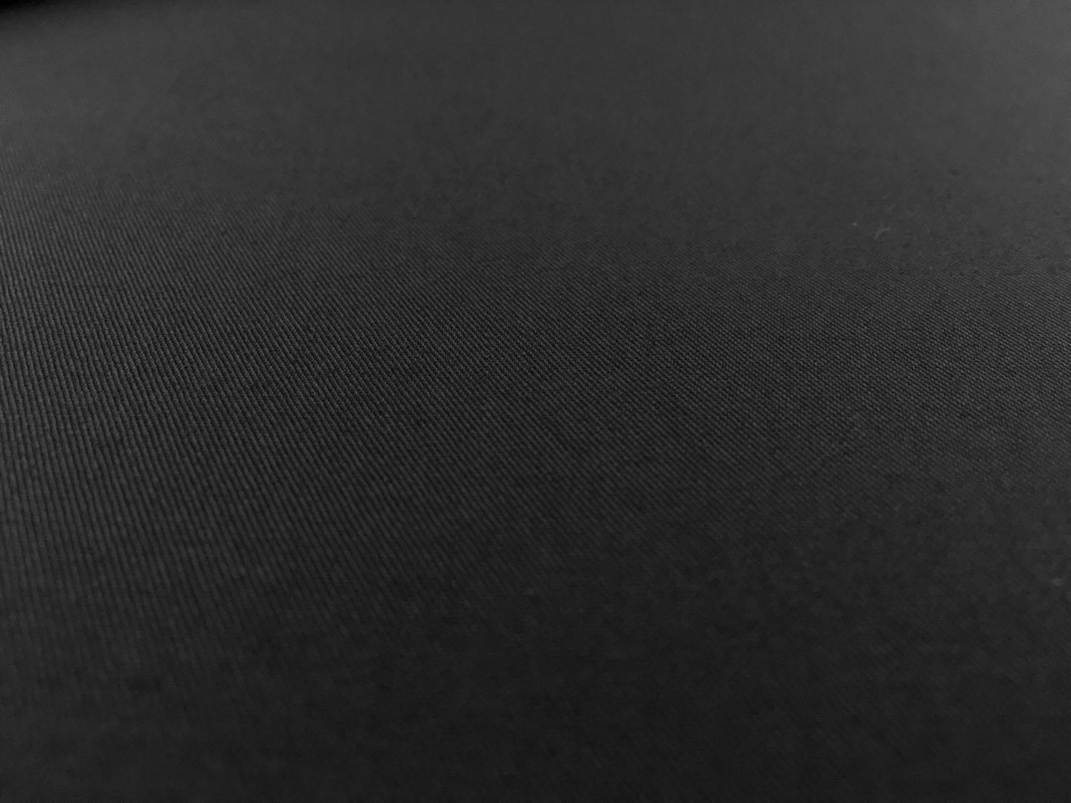 Combed Cotton Fineline Twill in Black0