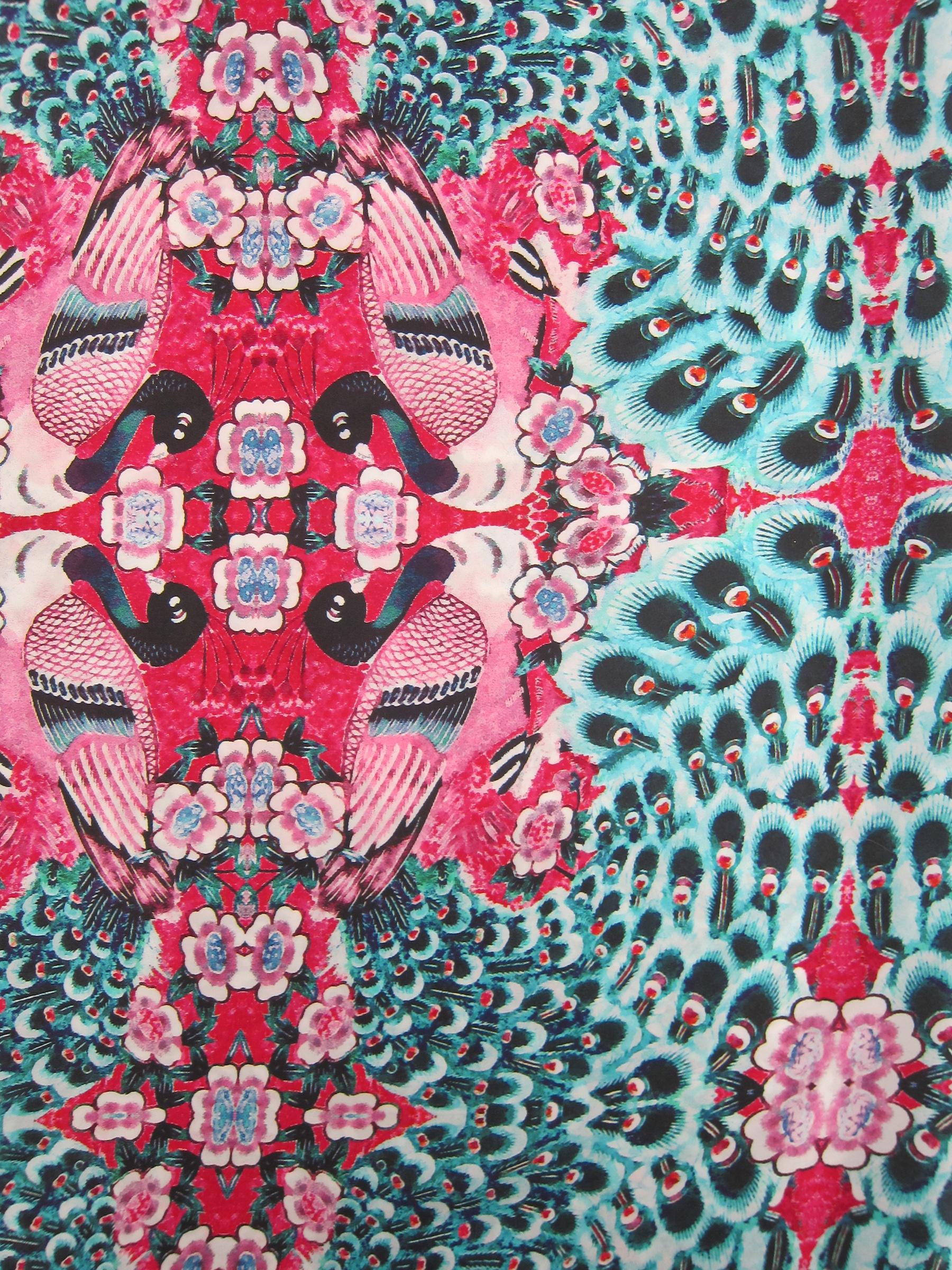 Printed Silk Charmeuse1