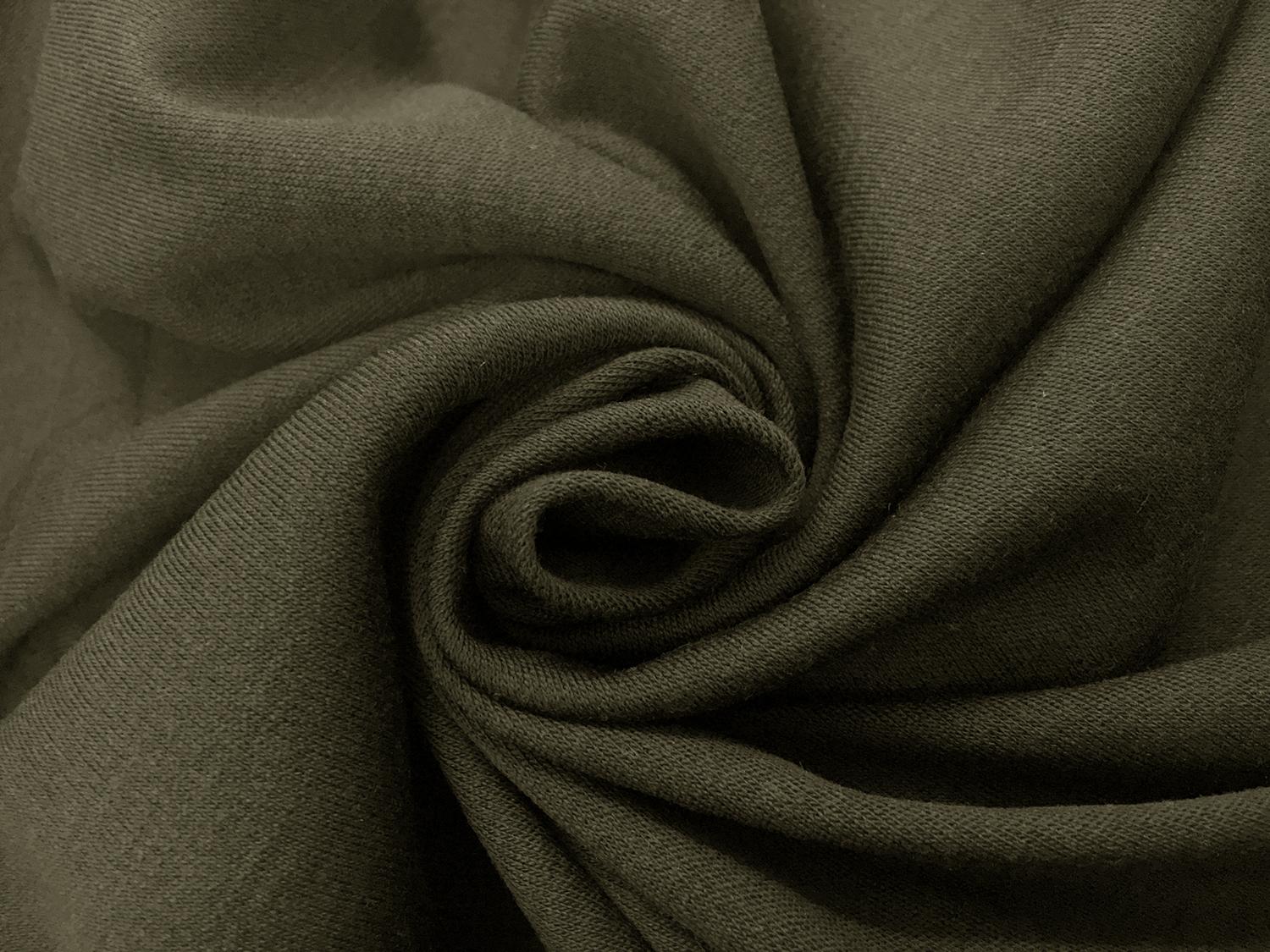 Italian Wool Double Knit in Forrest Green1