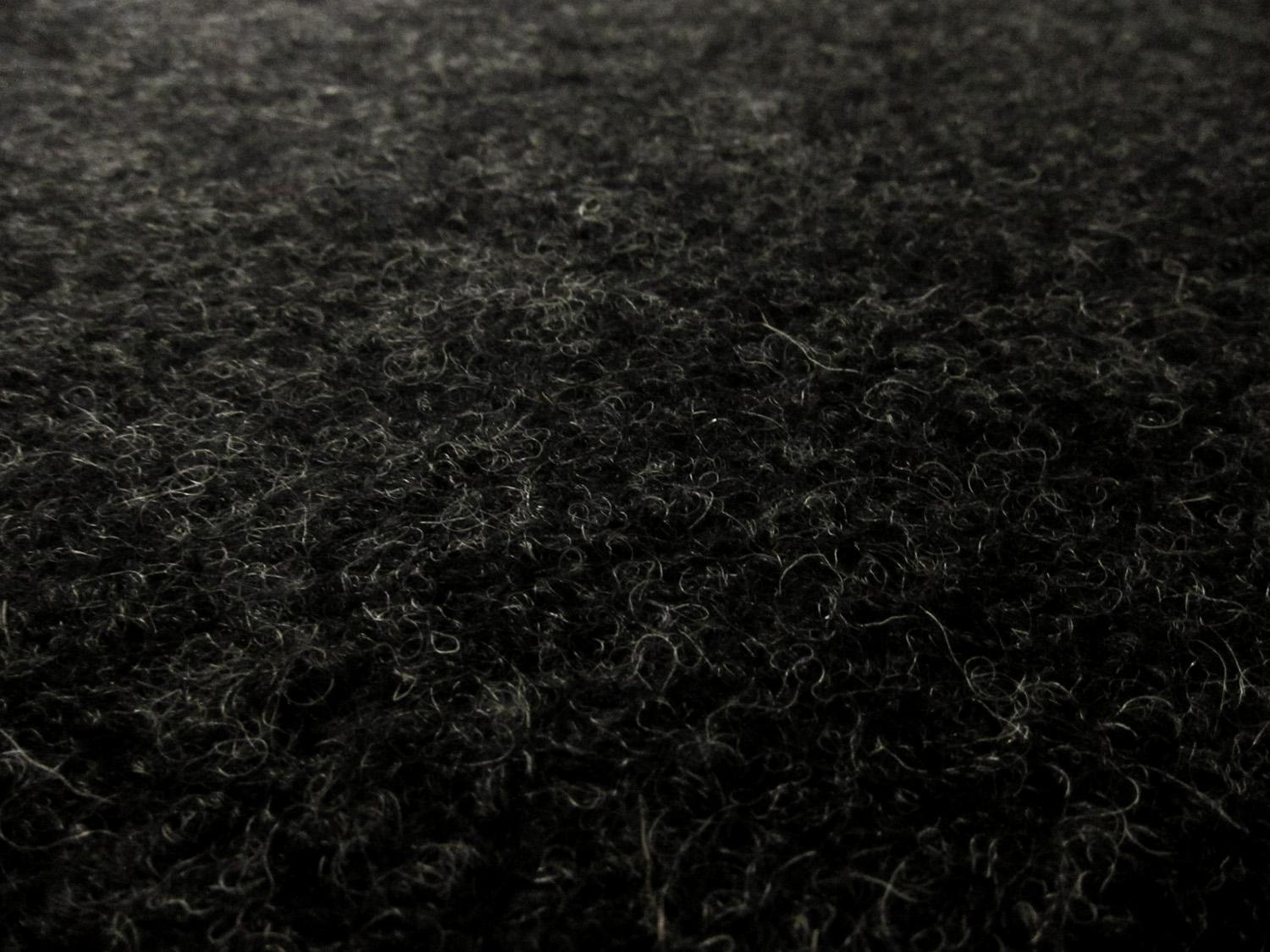 Imported Boiled Wool in Charcoal Grey