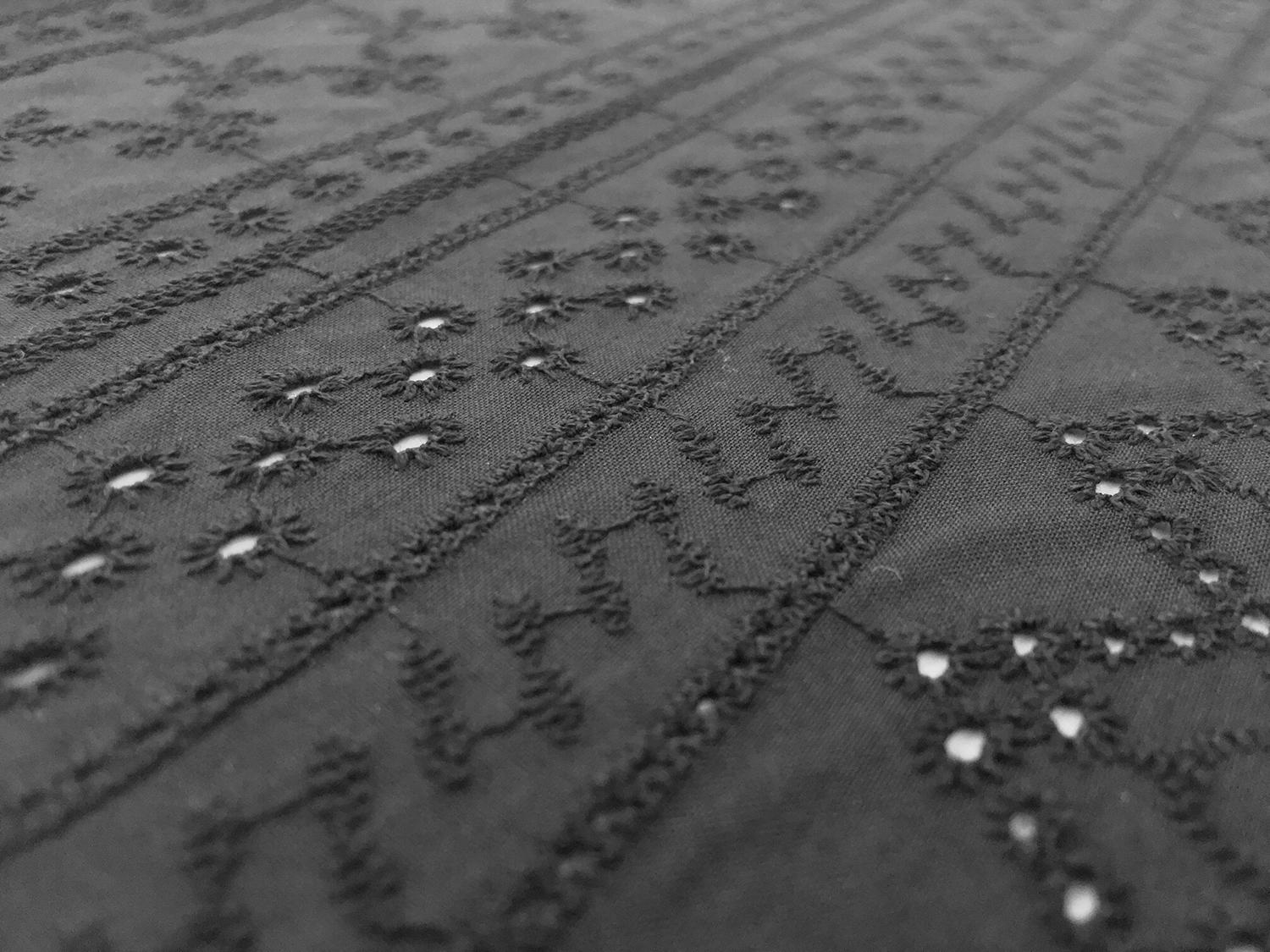 Cotton Eyelet in Black2