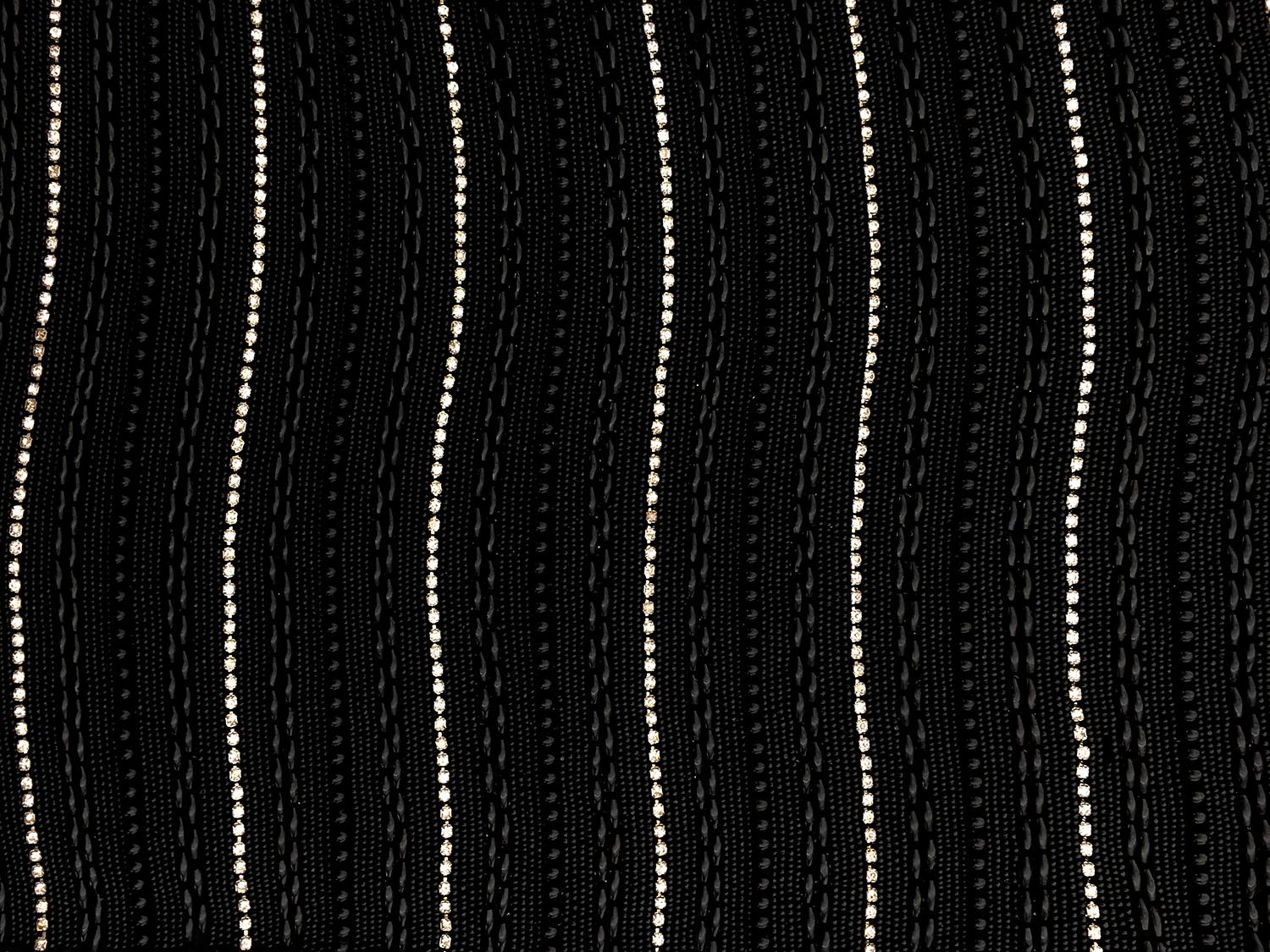 Pearls and Crystals Embroidered on Tulle2