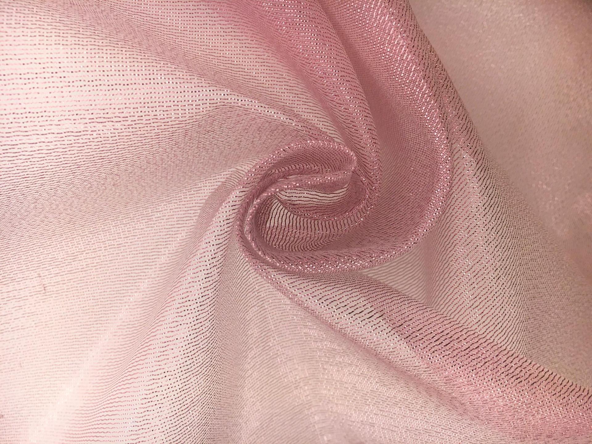Italian Metallic Crinoline in Dusty Pink0