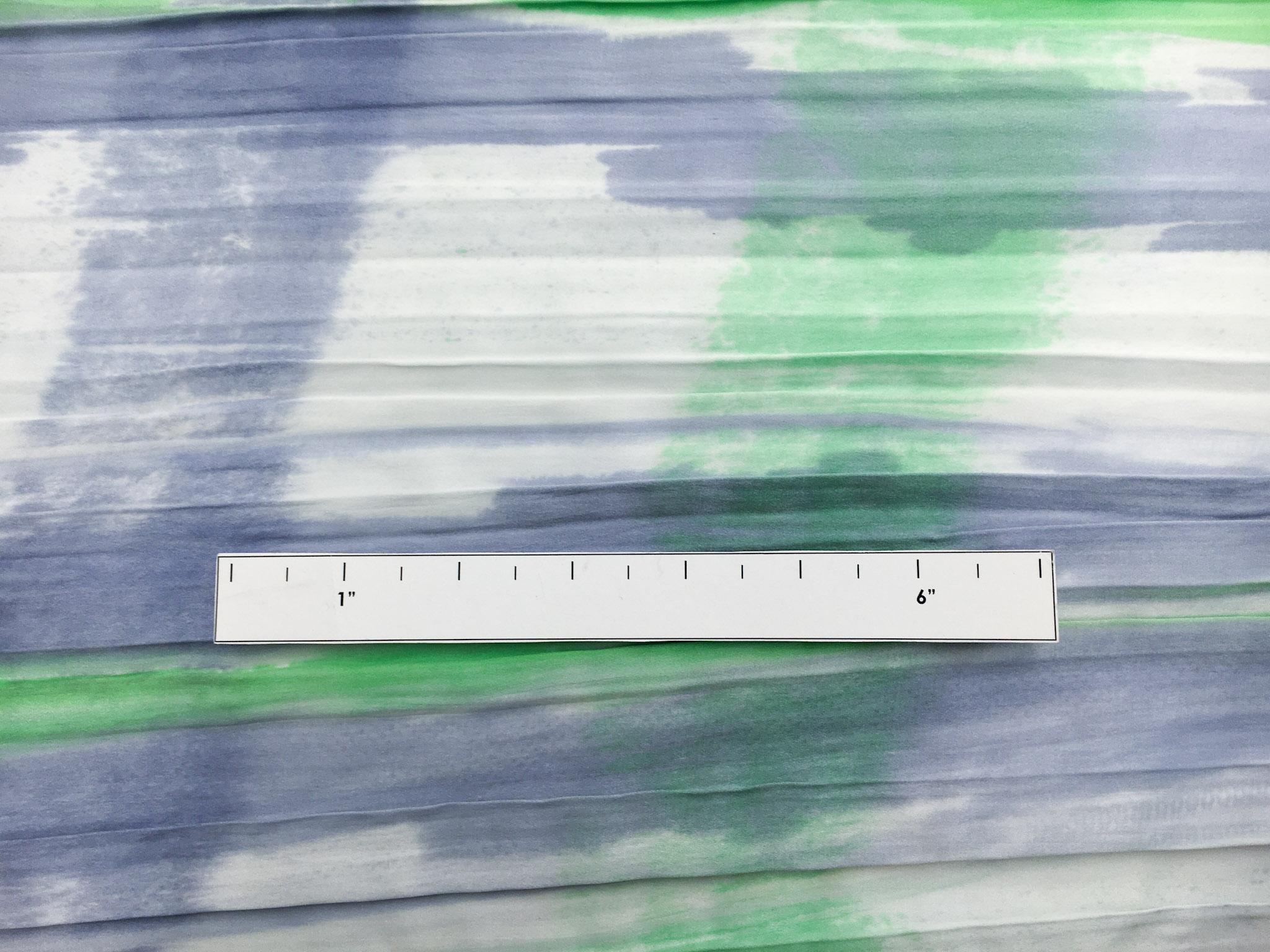 Pleated Printed Silk Charmeuse1