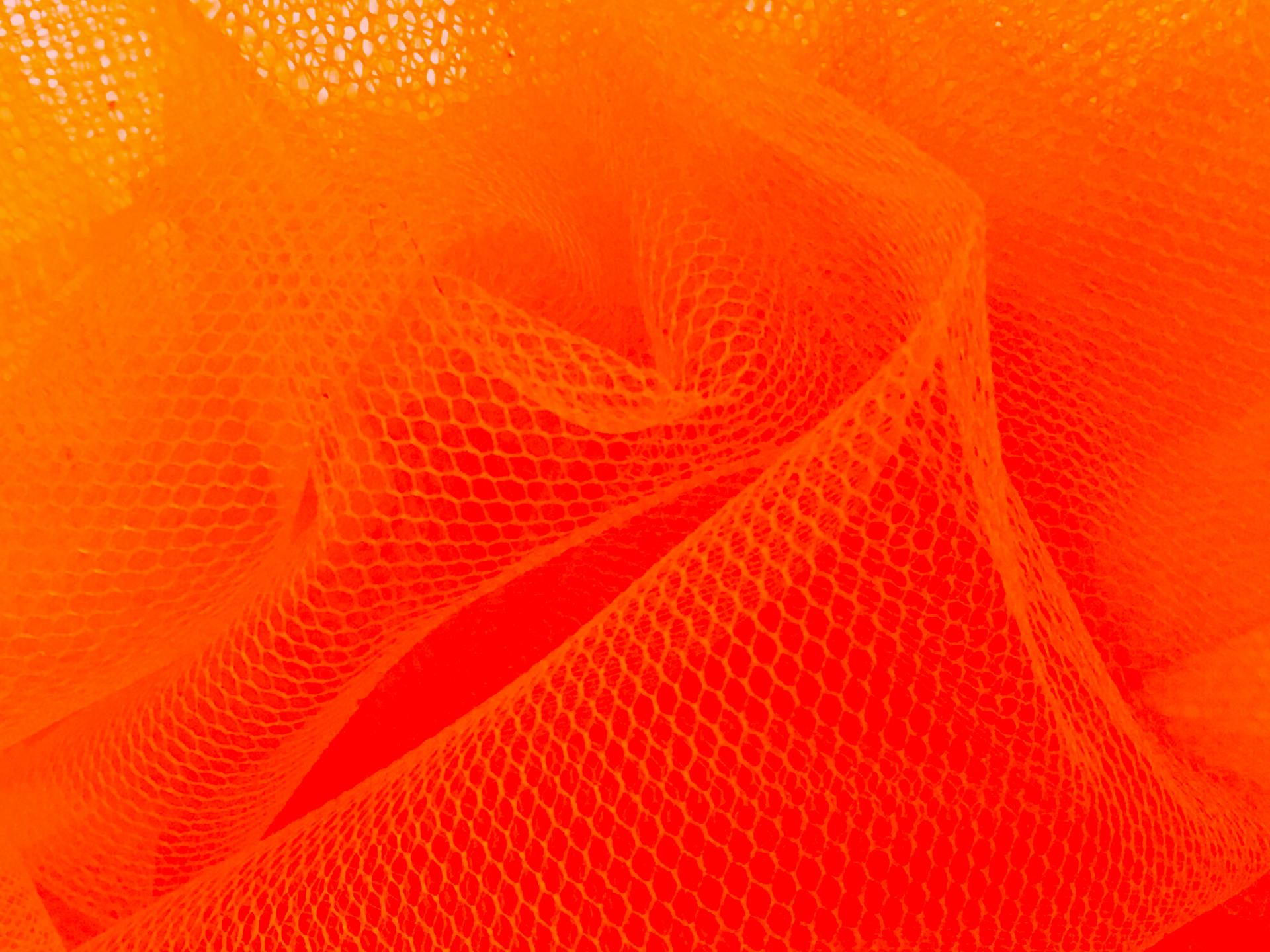 Italian Tutu Tulle in Arancio0