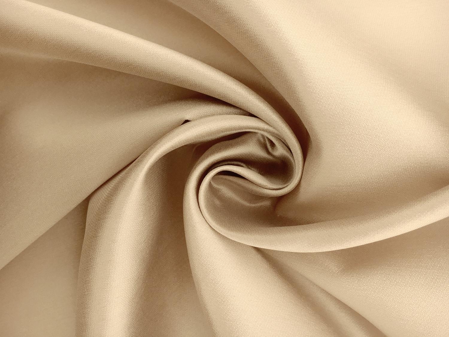 Silk and Polyester Zibeline in Nude0